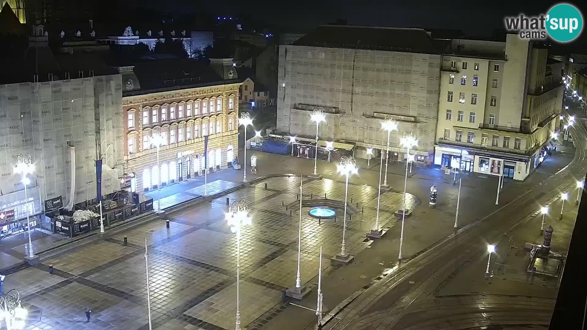LIVE Webcam Zagreb Hotel Dubrovnik | Ban Jelačić square