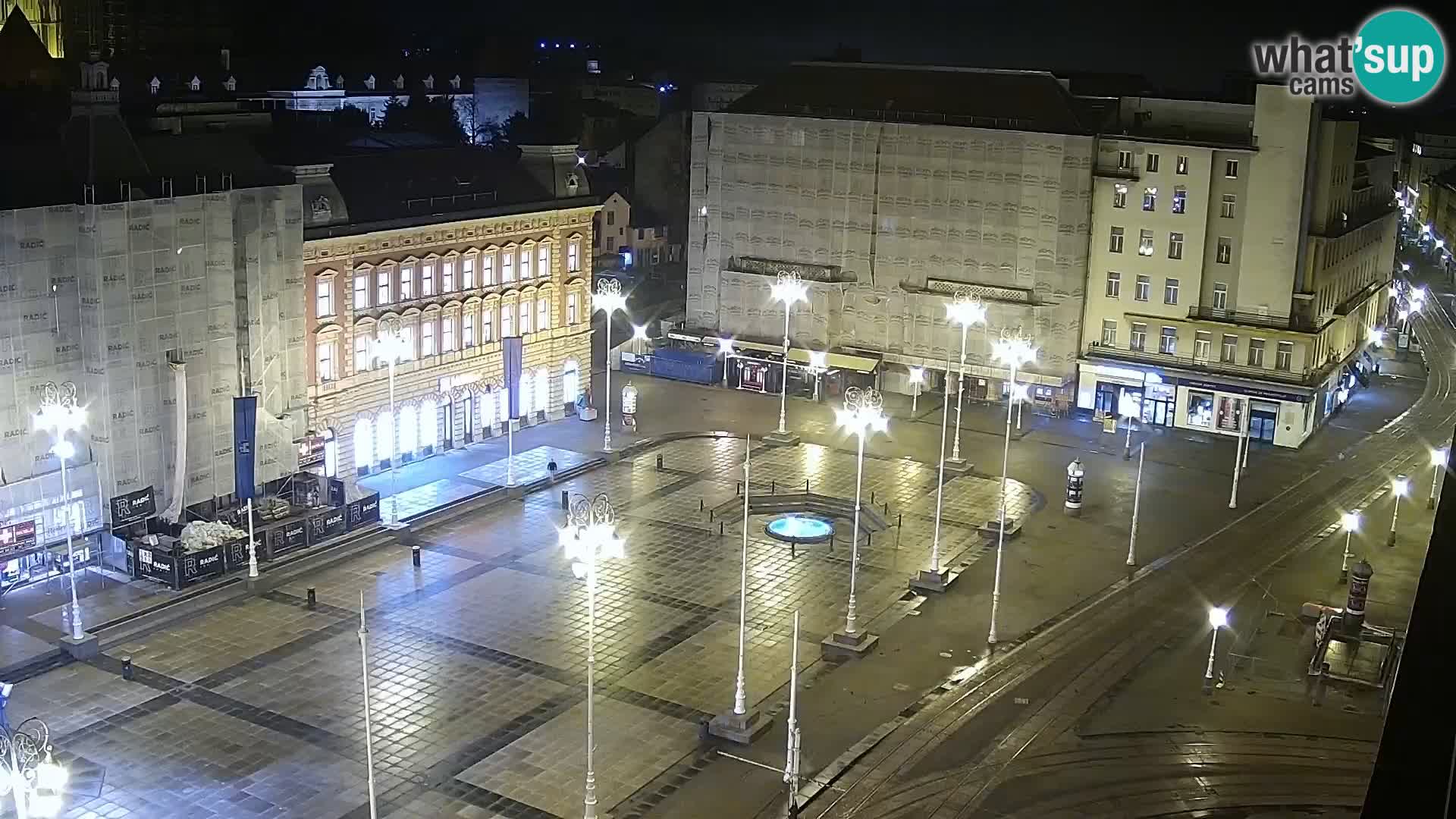LIVE Webcam Zagreb Hotel Dubrovnik | Ban Jelačić square