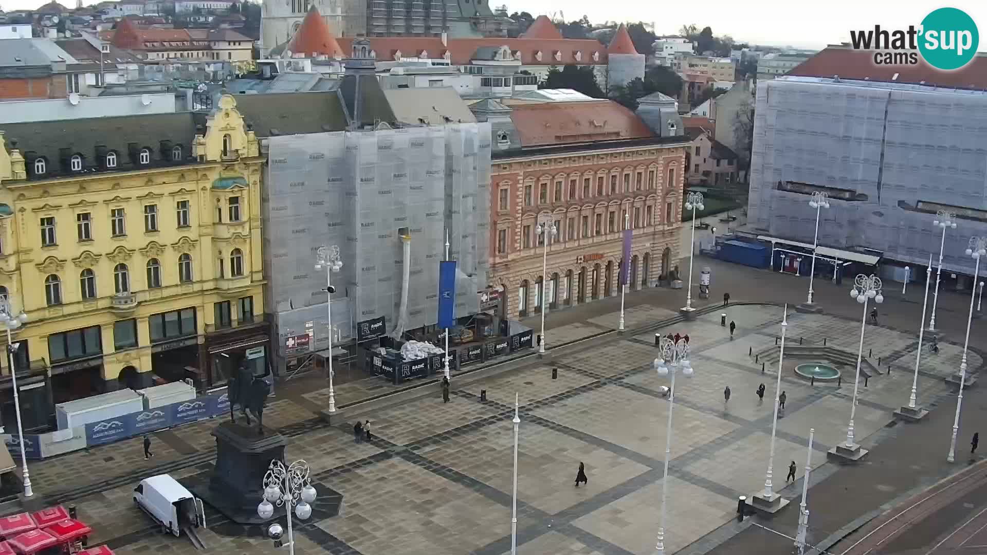 Ban Jelačić Platz  Live webcam Zagreb – Hotel Dubrovnik