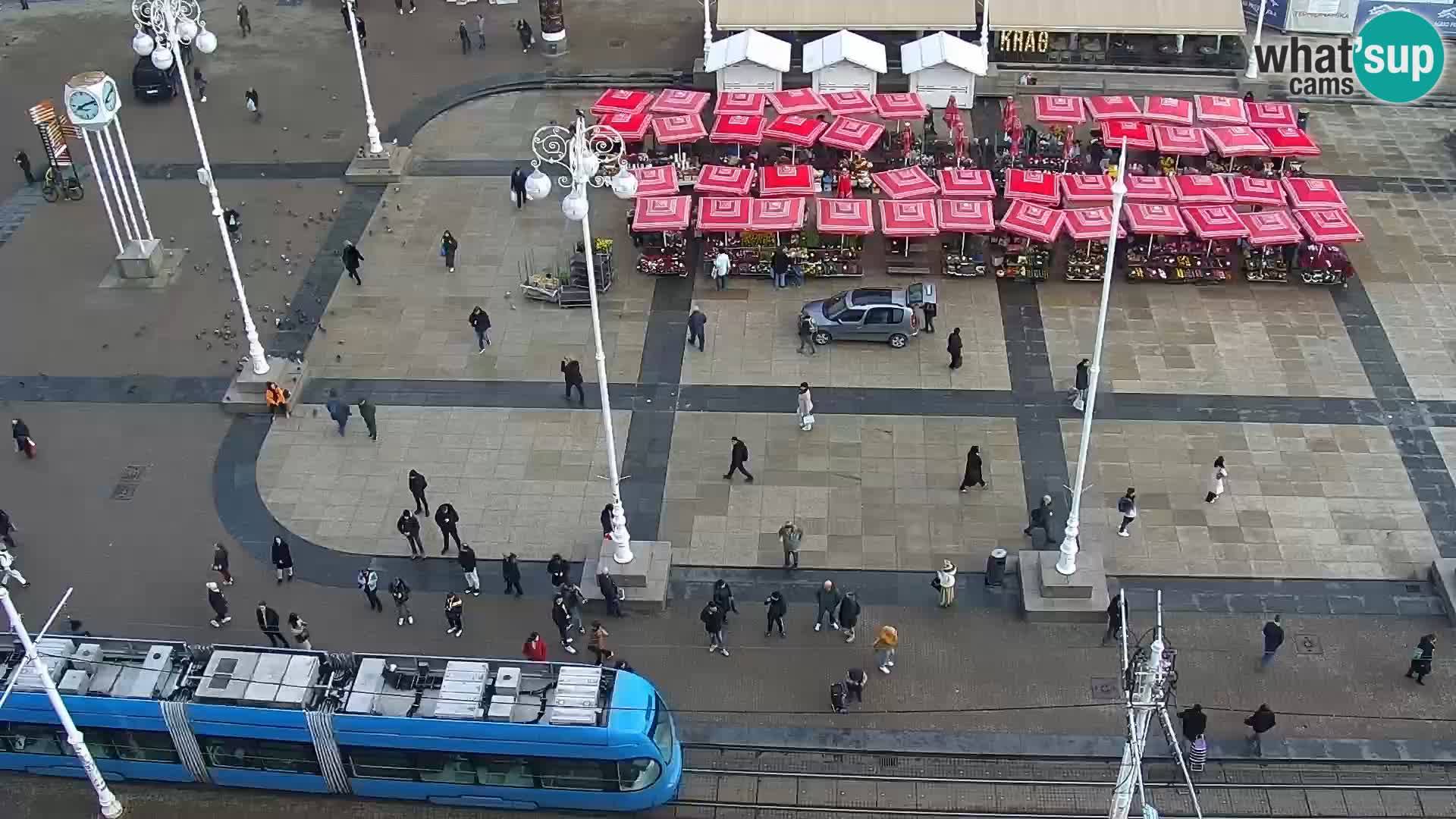 Plaza Ban Jelačić camera en vivo Zagreb – Hotel Dubrovnik