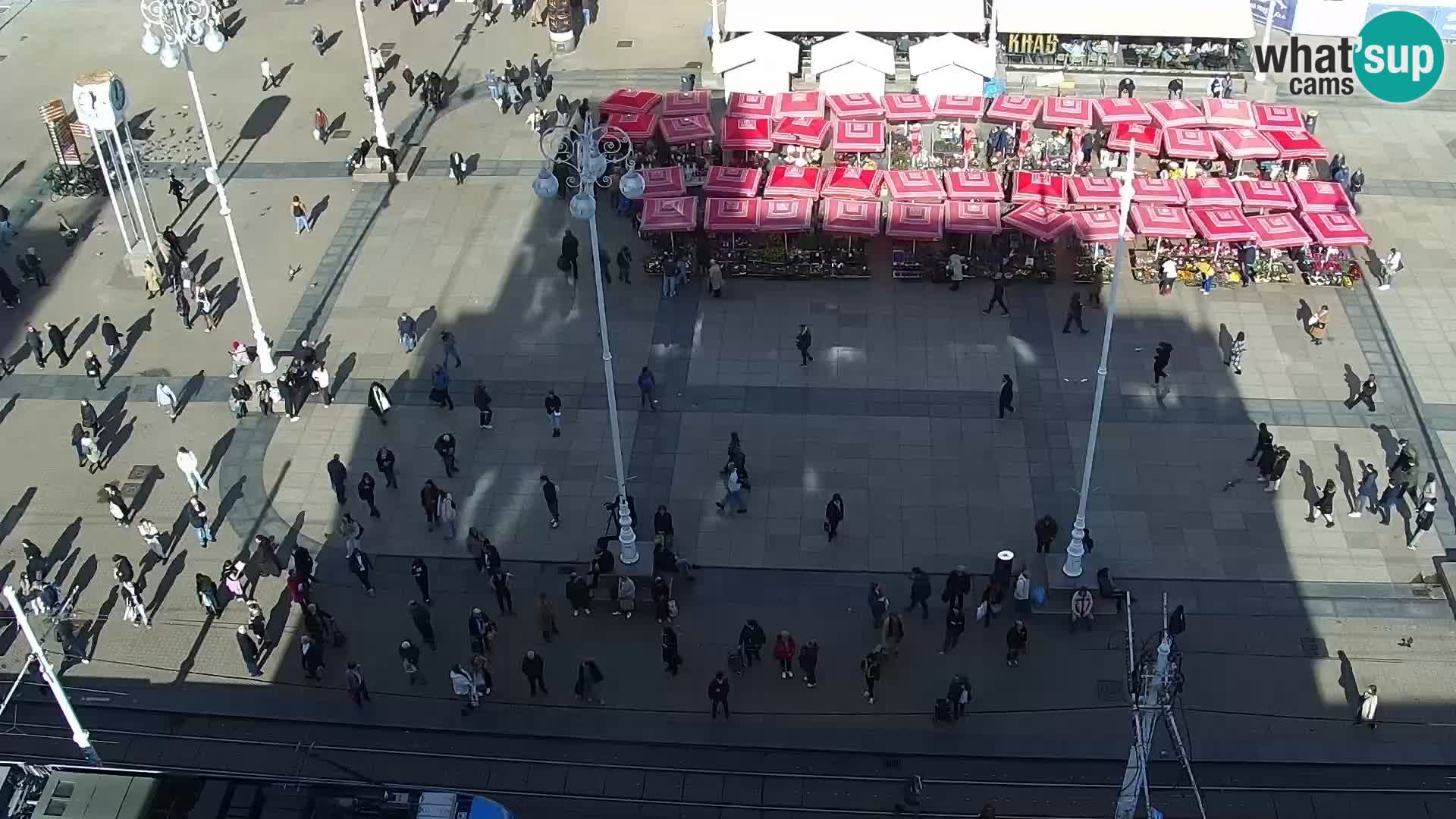 LIVE Webcam Zagreb Hotel Dubrovnik | Ban Jelačić square