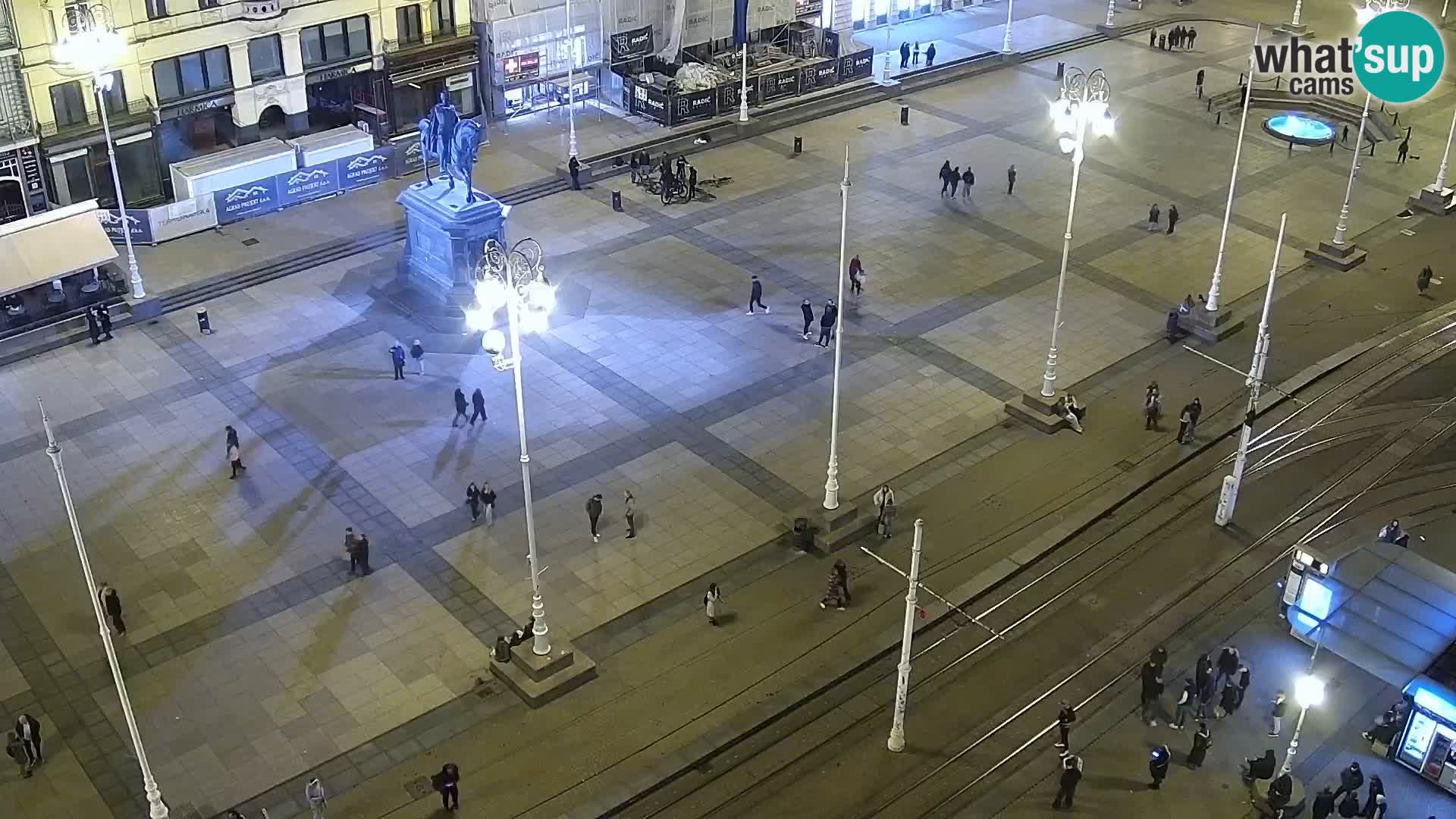 LIVE Webcam Zagreb Hotel Dubrovnik | Ban Jelačić square