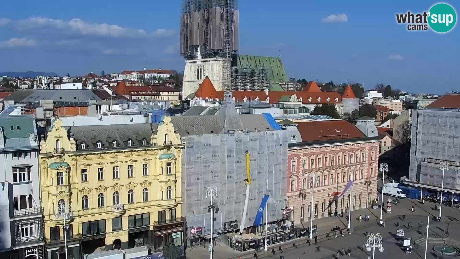 Ban Jelačić live cam Zagreb – Hotel Dubrovnik