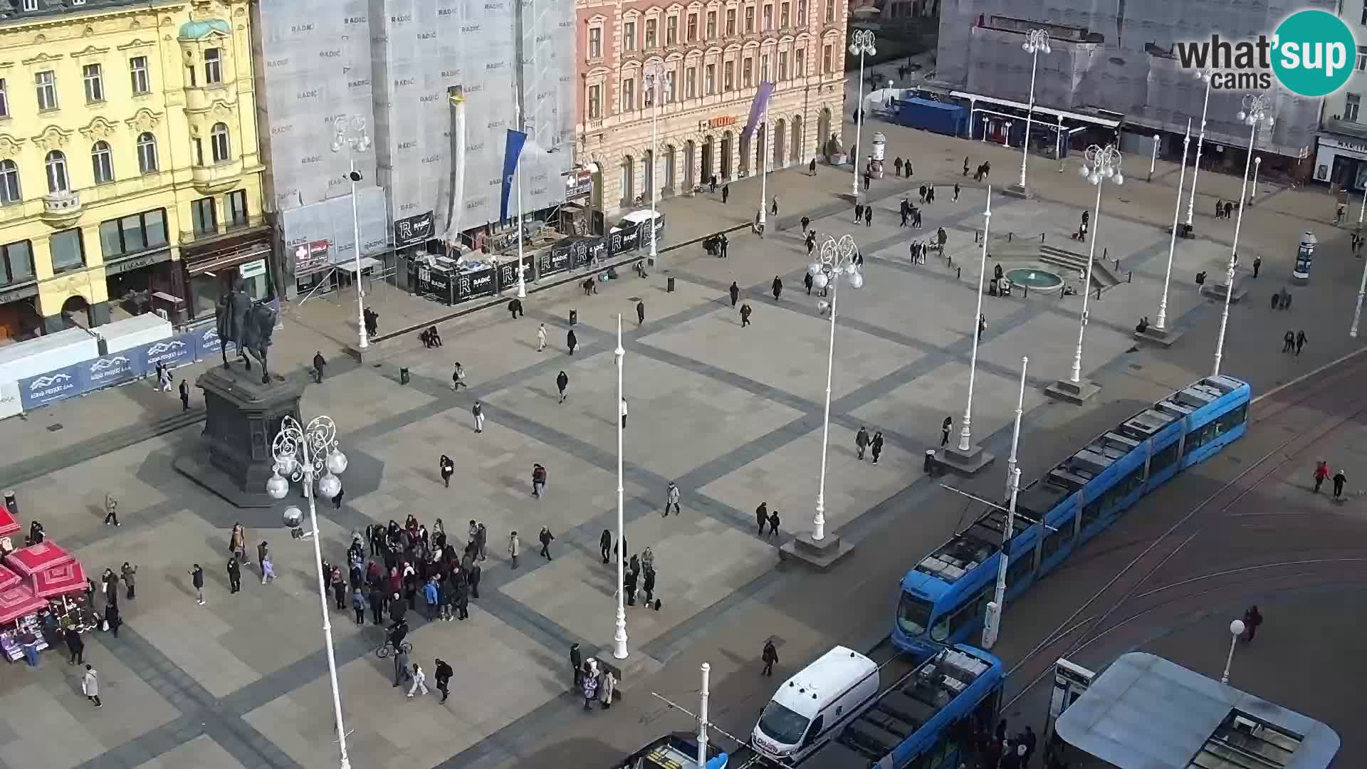 Piazza Ban Jelačić livecam Zagreb – Hotel Dubrovnik
