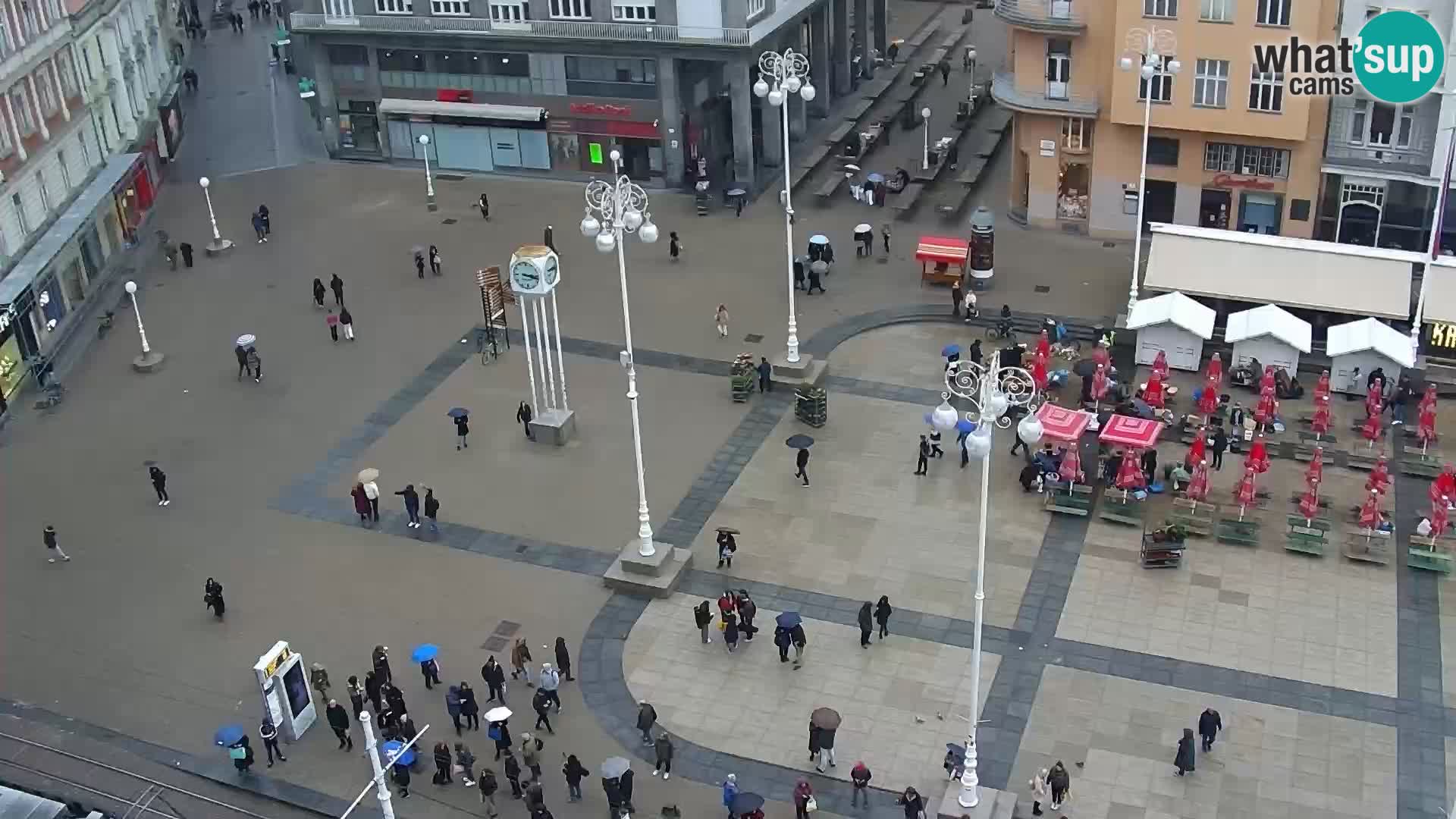 Piazza Ban Jelačić livecam Zagreb – Hotel Dubrovnik