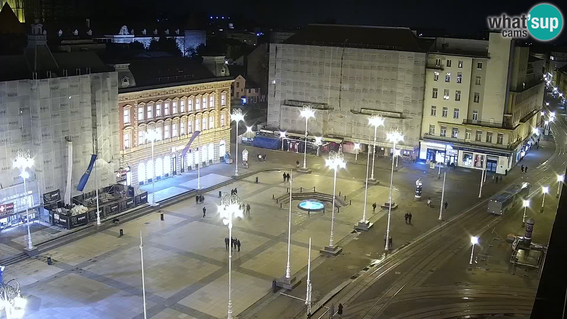 LIVE Webcam Zagreb Hotel Dubrovnik | Ban Jelačić square