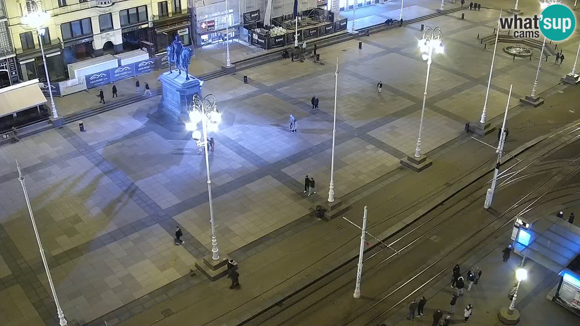 LIVE Webcam Zagreb Hotel Dubrovnik | Ban Jelačić square