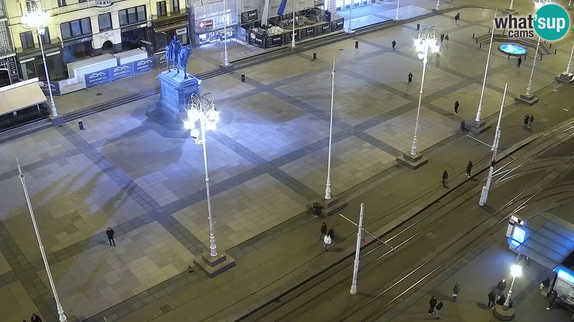 Piazza Ban Jelačić livecam Zagreb – Hotel Dubrovnik