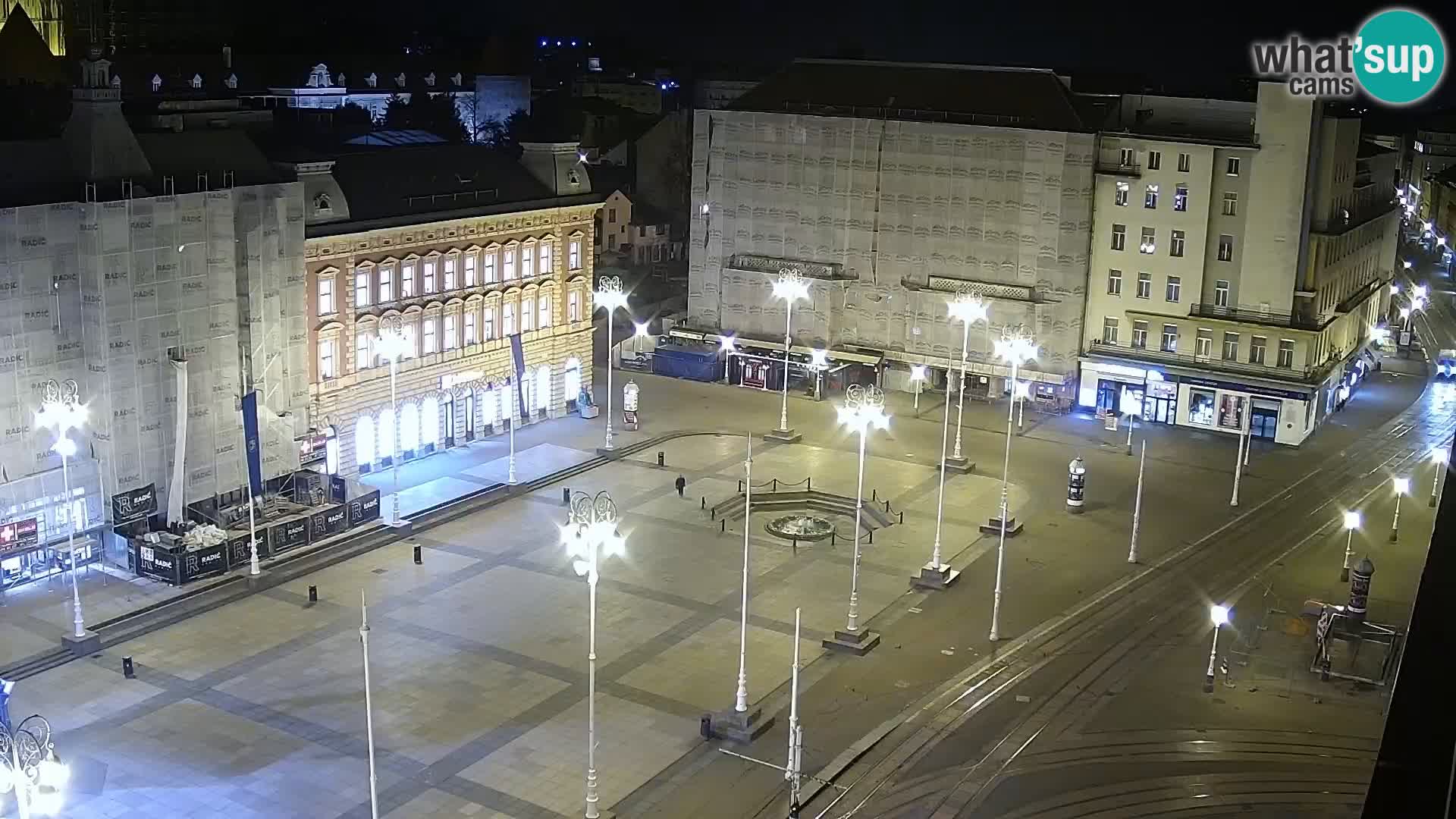 LIVE Webcam Zagreb Hotel Dubrovnik | Ban Jelačić square