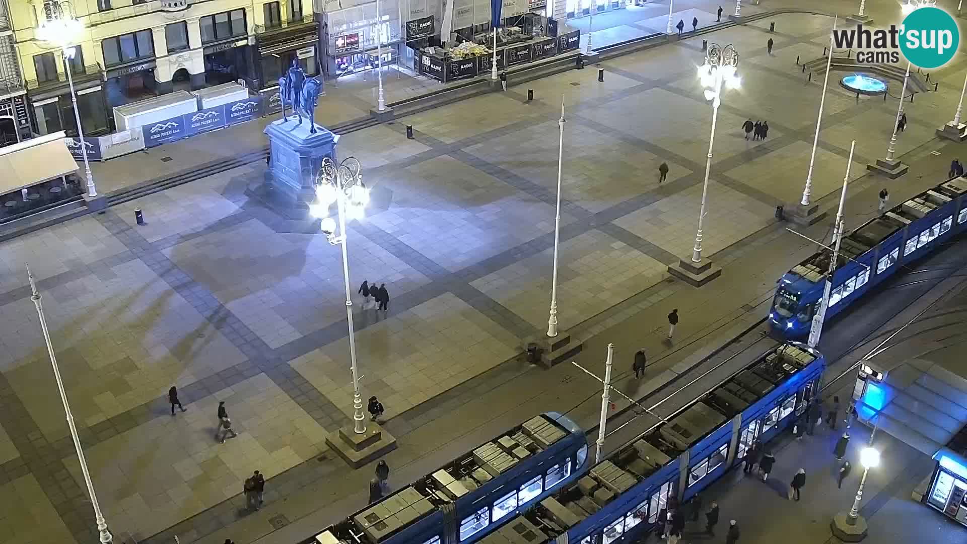 Piazza Ban Jelačić livecam Zagreb – Hotel Dubrovnik