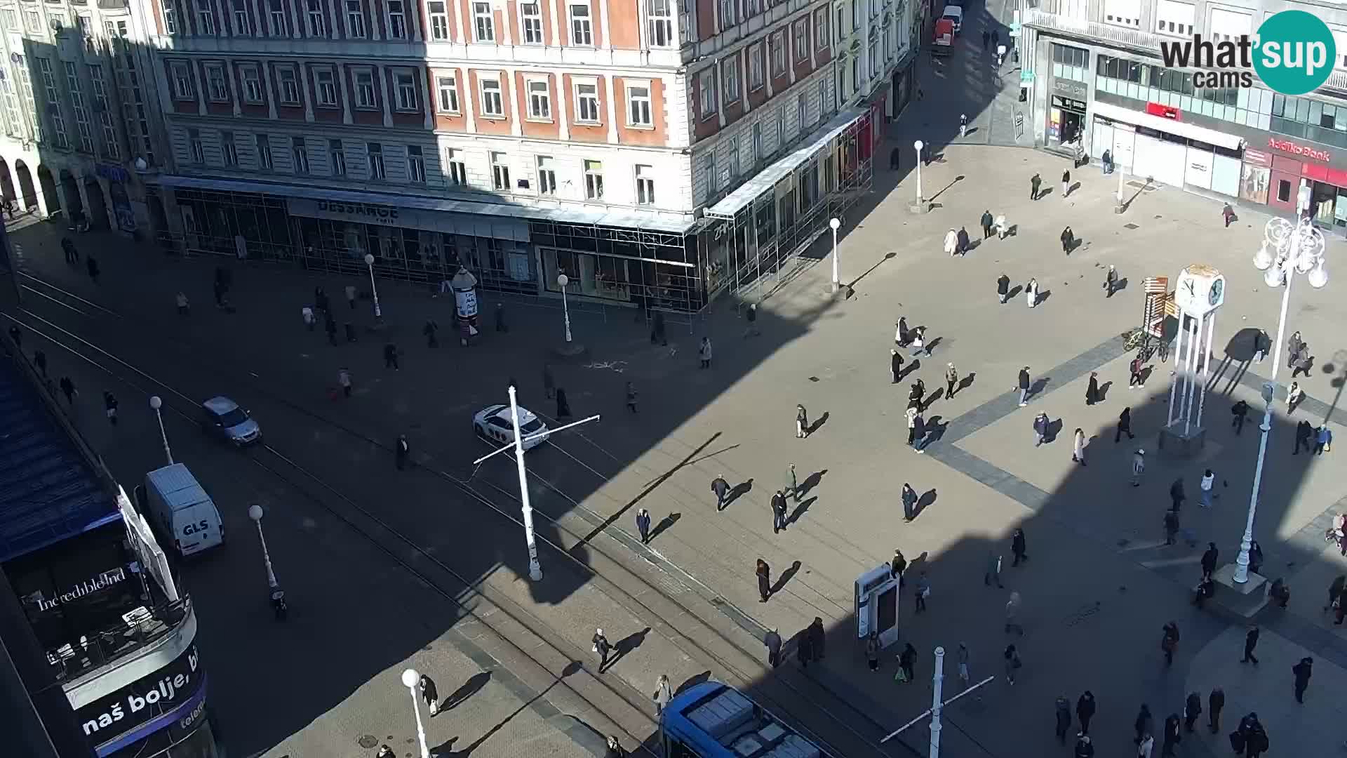 LIVE Webcam Zagreb Hotel Dubrovnik | Ban Jelačić square