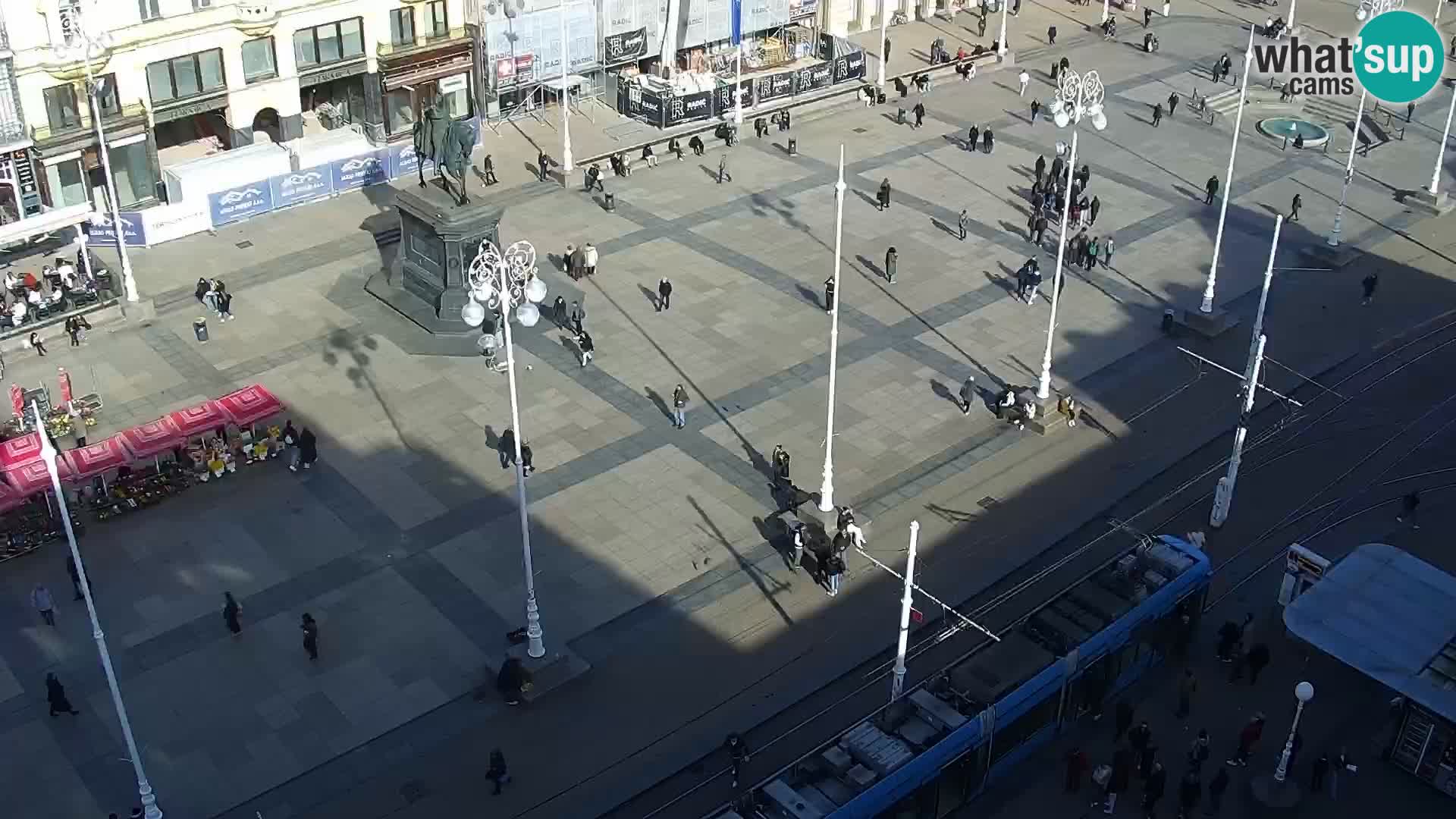 Ban Jelačić Platz  Live webcam Zagreb – Hotel Dubrovnik