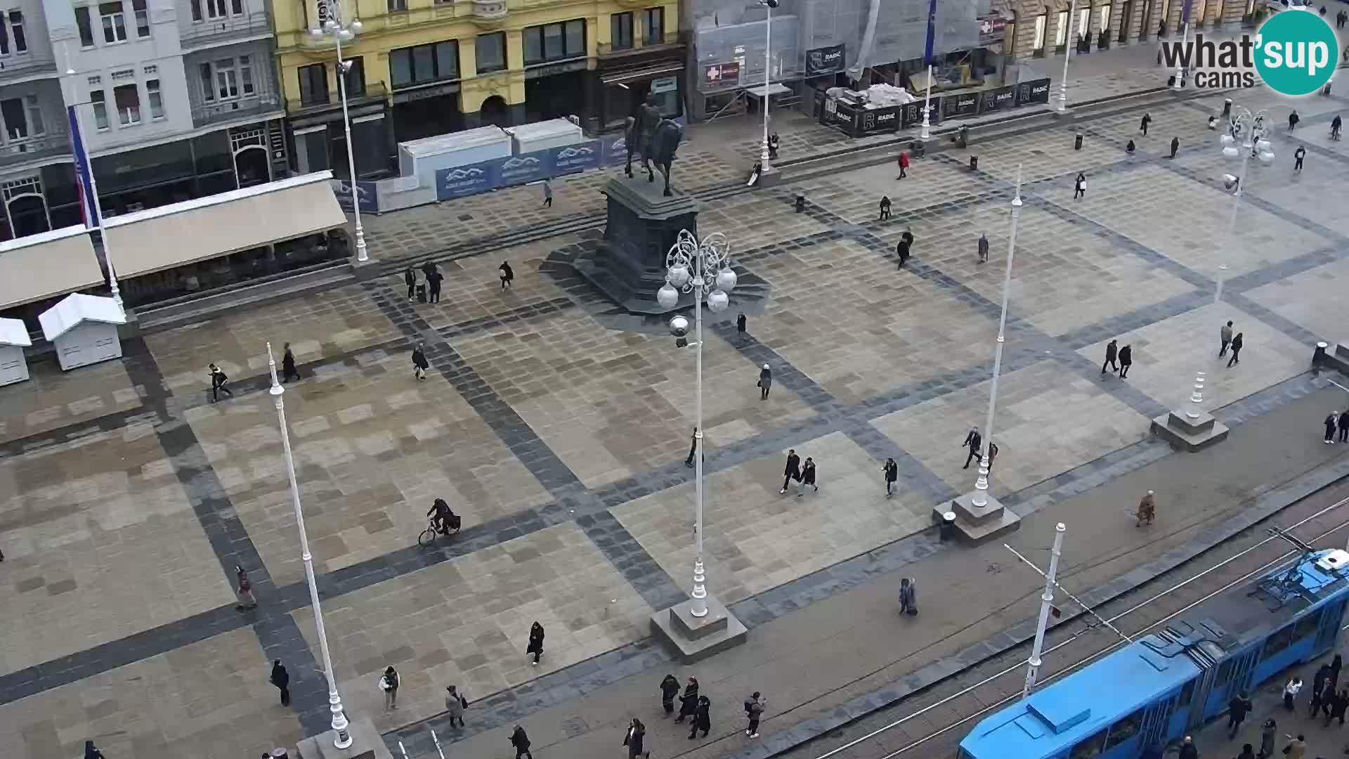 Ban Jelačić Platz Live webcam Zagreb – Hotel Dubrovnik