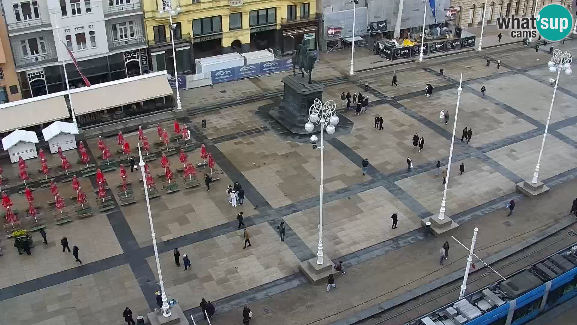 Piazza Ban Jelačić livecam Zagreb – Hotel Dubrovnik