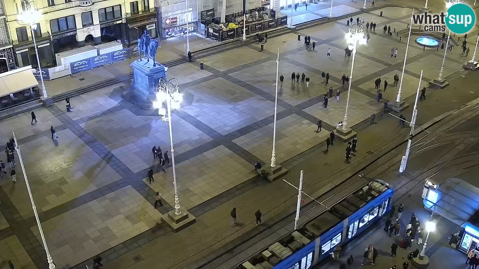 LIVE Webcam Zagreb Hotel Dubrovnik | Ban Jelačić square