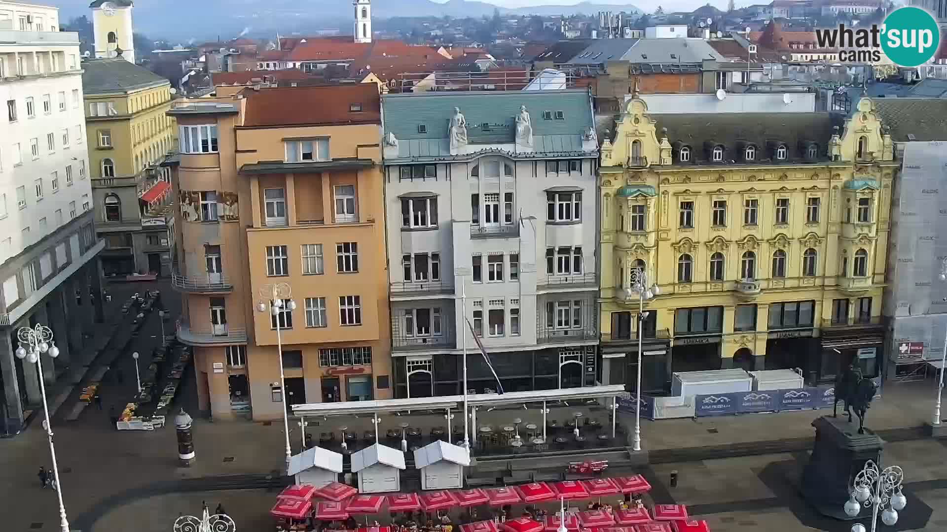 Plaza Ban Jelačić camera en vivo Zagreb – Hotel Dubrovnik