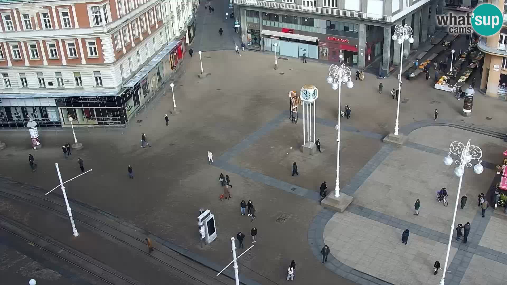 Ban Jelačić live cam Zagreb – Hotel Dubrovnik