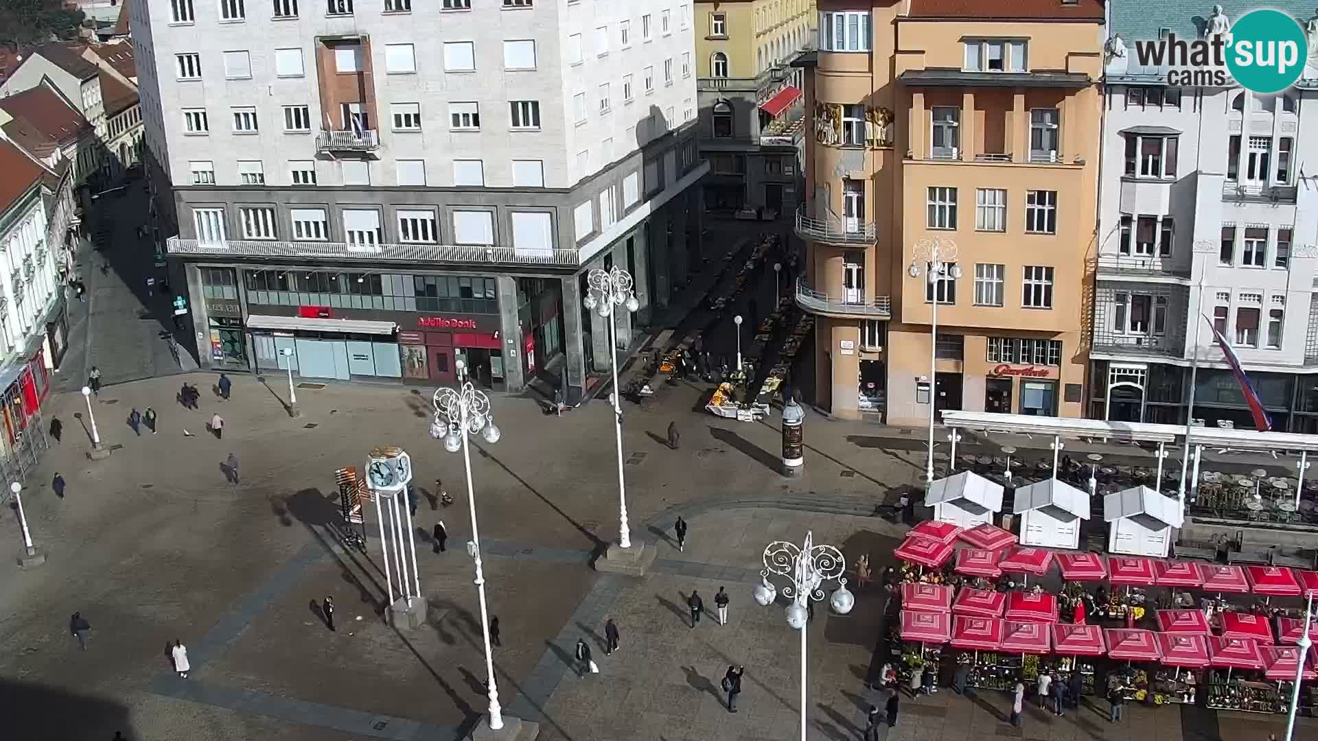 Plaza Ban Jelačić camera en vivo Zagreb – Hotel Dubrovnik