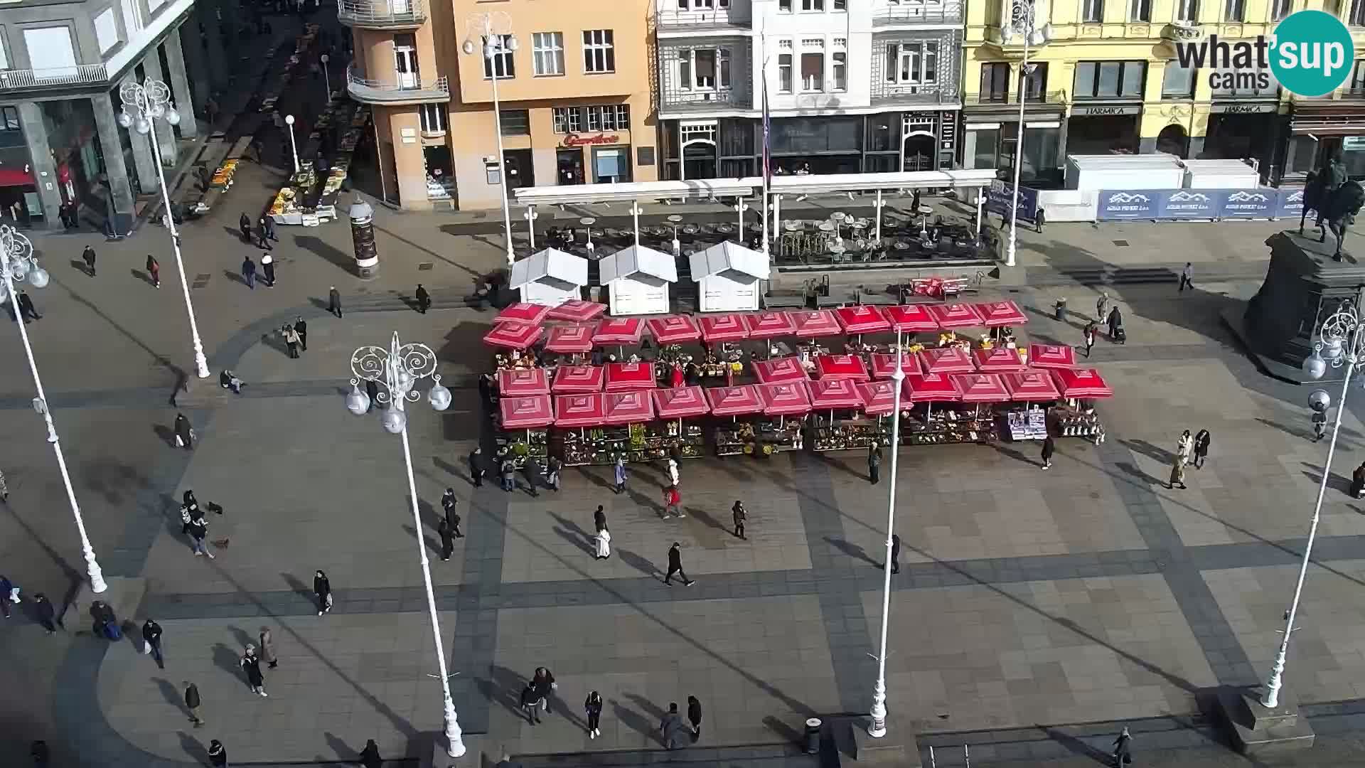 Ban Jelačić Platz  Live webcam Zagreb – Hotel Dubrovnik