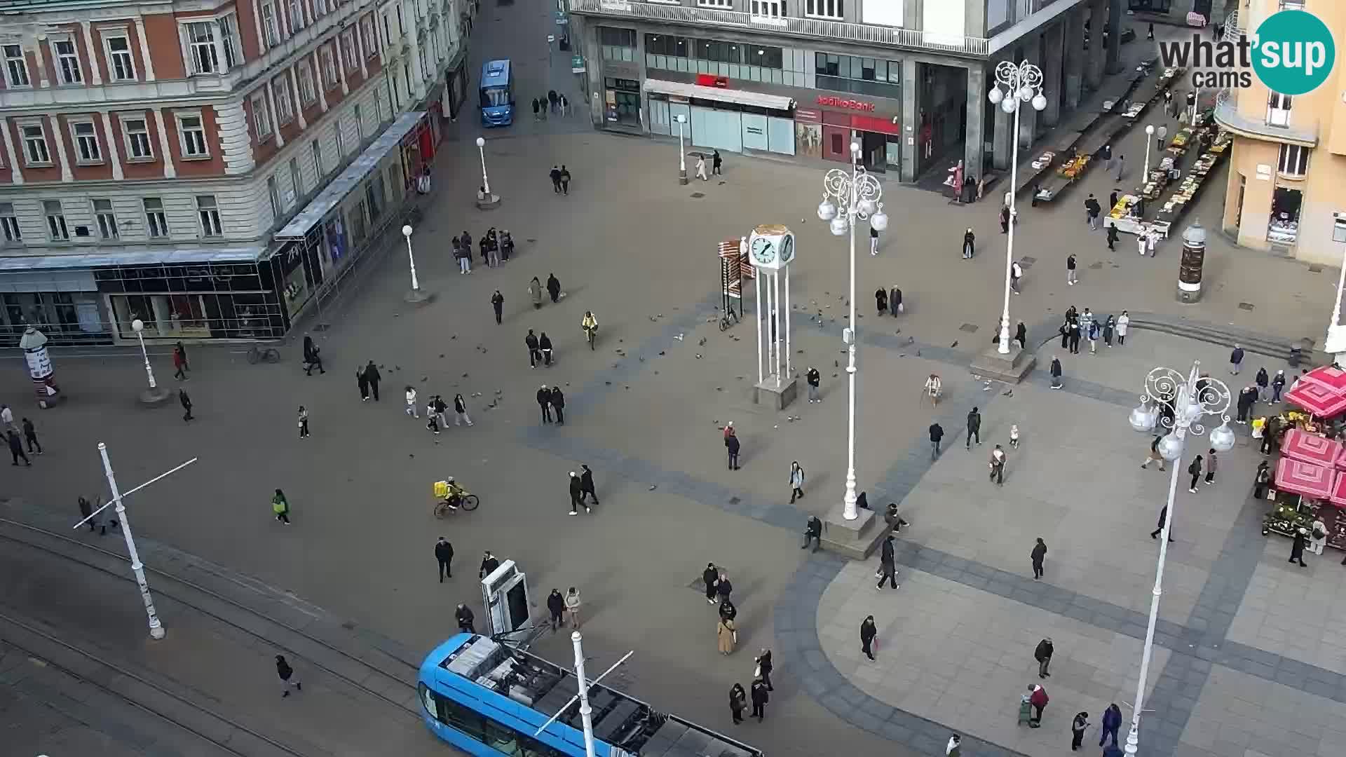 Ban Jelačić Platz  Live webcam Zagreb – Hotel Dubrovnik