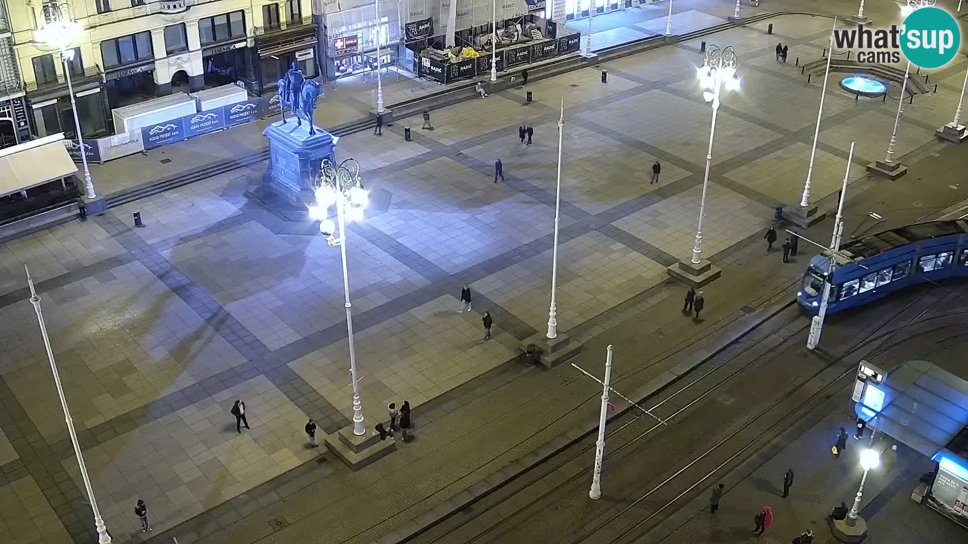 Plaza Ban Jelačić camera en vivo Zagreb – Hotel Dubrovnik