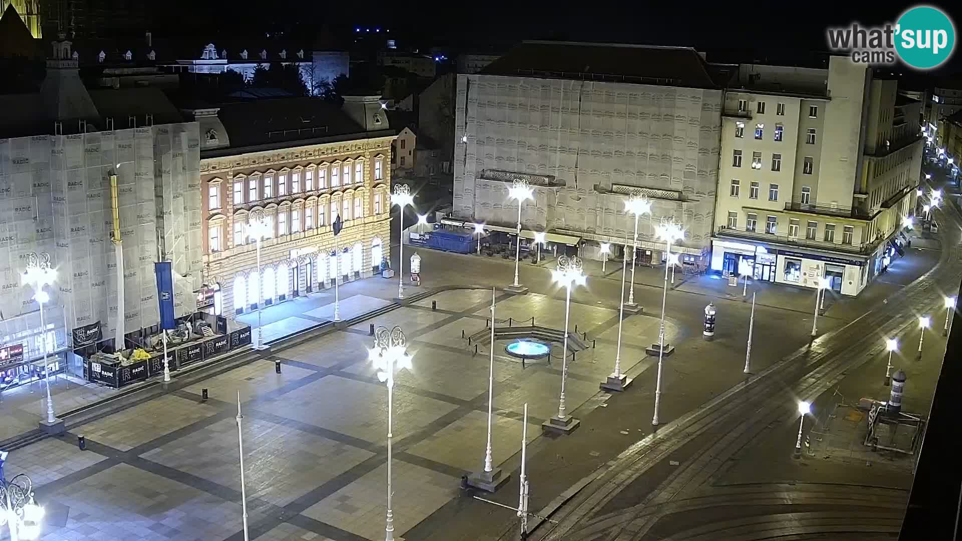 Piazza Ban Jelačić livecam Zagreb – Hotel Dubrovnik