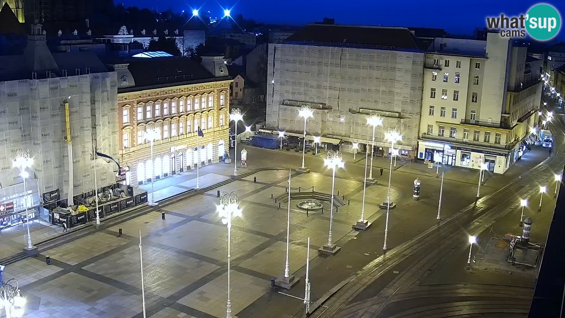 Piazza Ban Jelačić livecam Zagreb – Hotel Dubrovnik