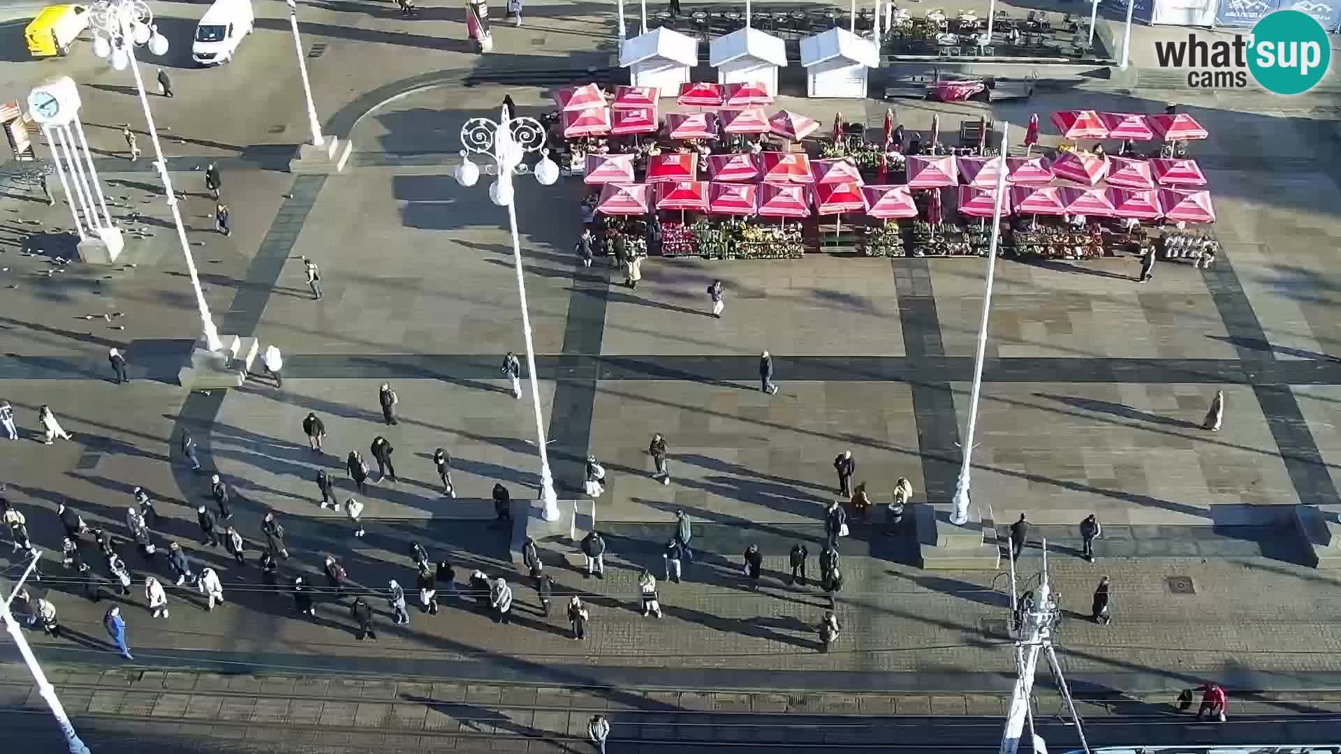 Plaza Ban Jelačić camera en vivo Zagreb – Hotel Dubrovnik