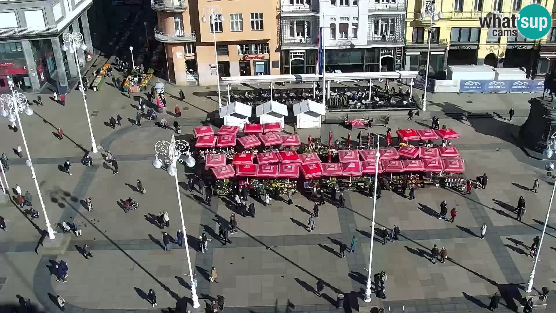 Ban Jelačić live cam Zagreb – Hotel Dubrovnik