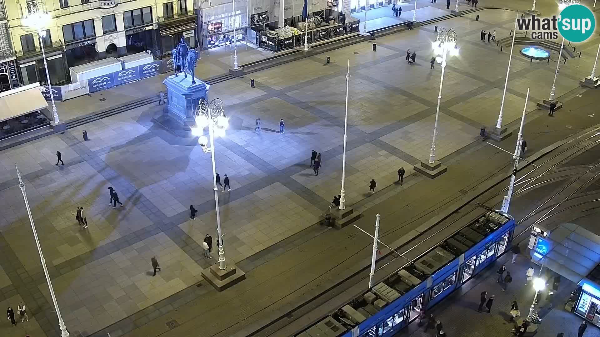 LIVE Webcam Zagreb Hotel Dubrovnik | Ban Jelačić square