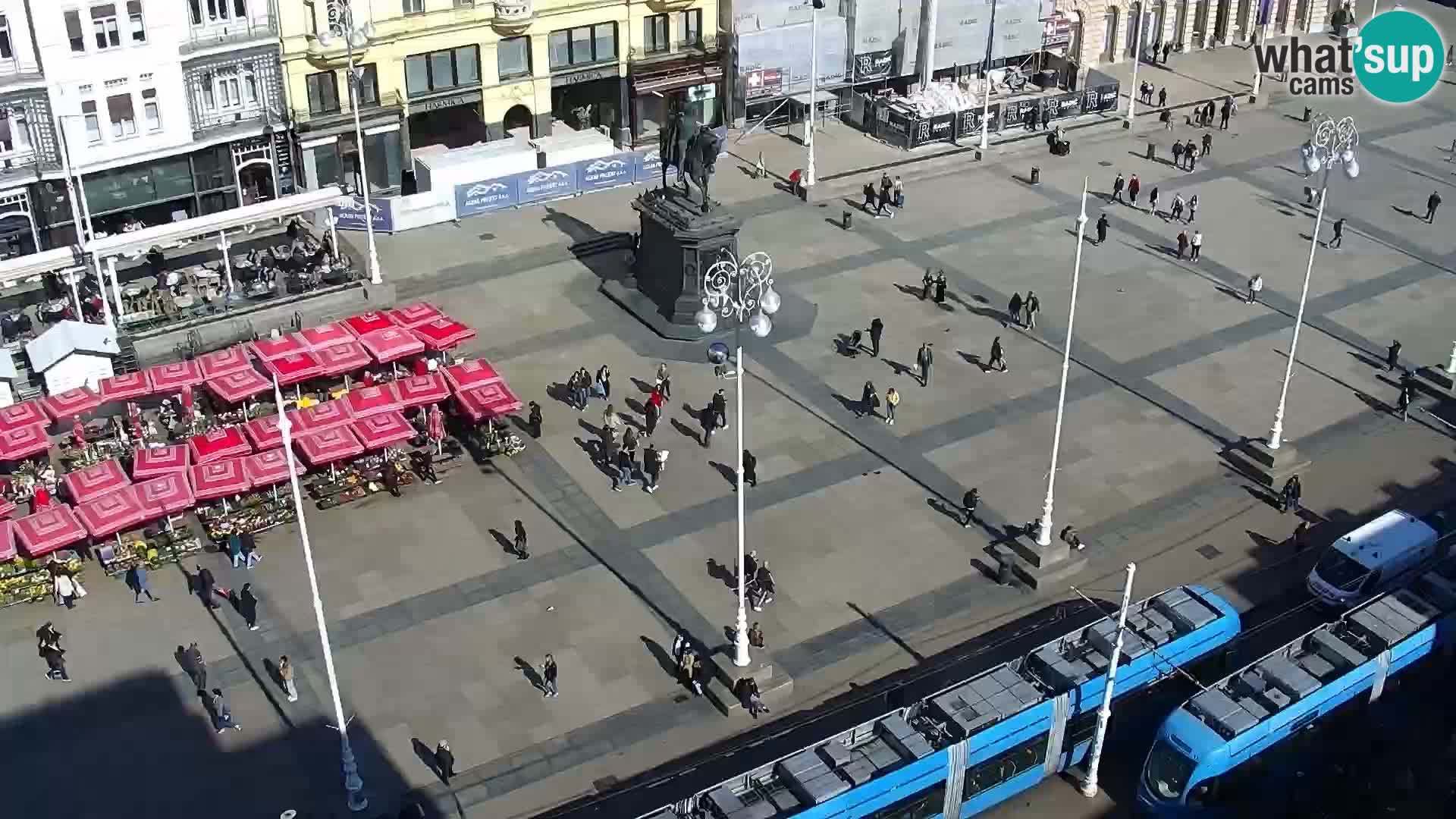 Ban Jelačić Platz  Live webcam Zagreb – Hotel Dubrovnik