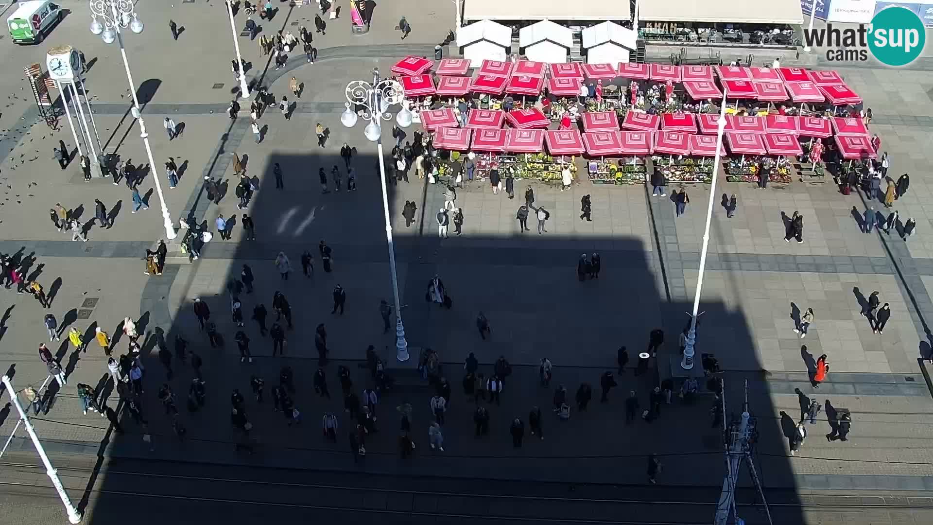 Webcam live Zagreb – Ban Jelačić Platz