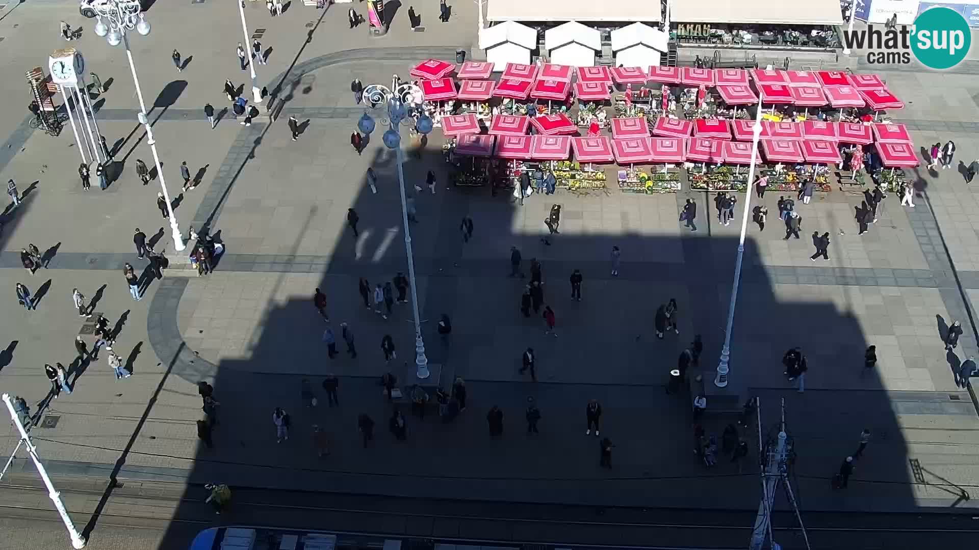 Ban Jelačić Platz  Live webcam Zagreb – Hotel Dubrovnik