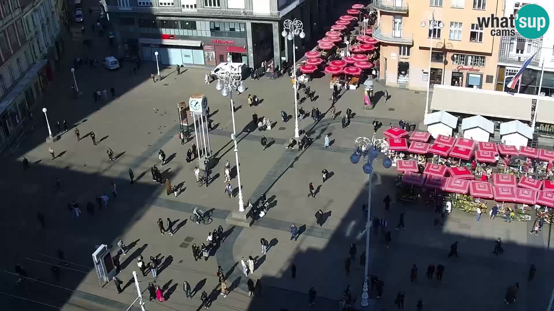 Ban Jelačić Platz  Live webcam Zagreb – Hotel Dubrovnik