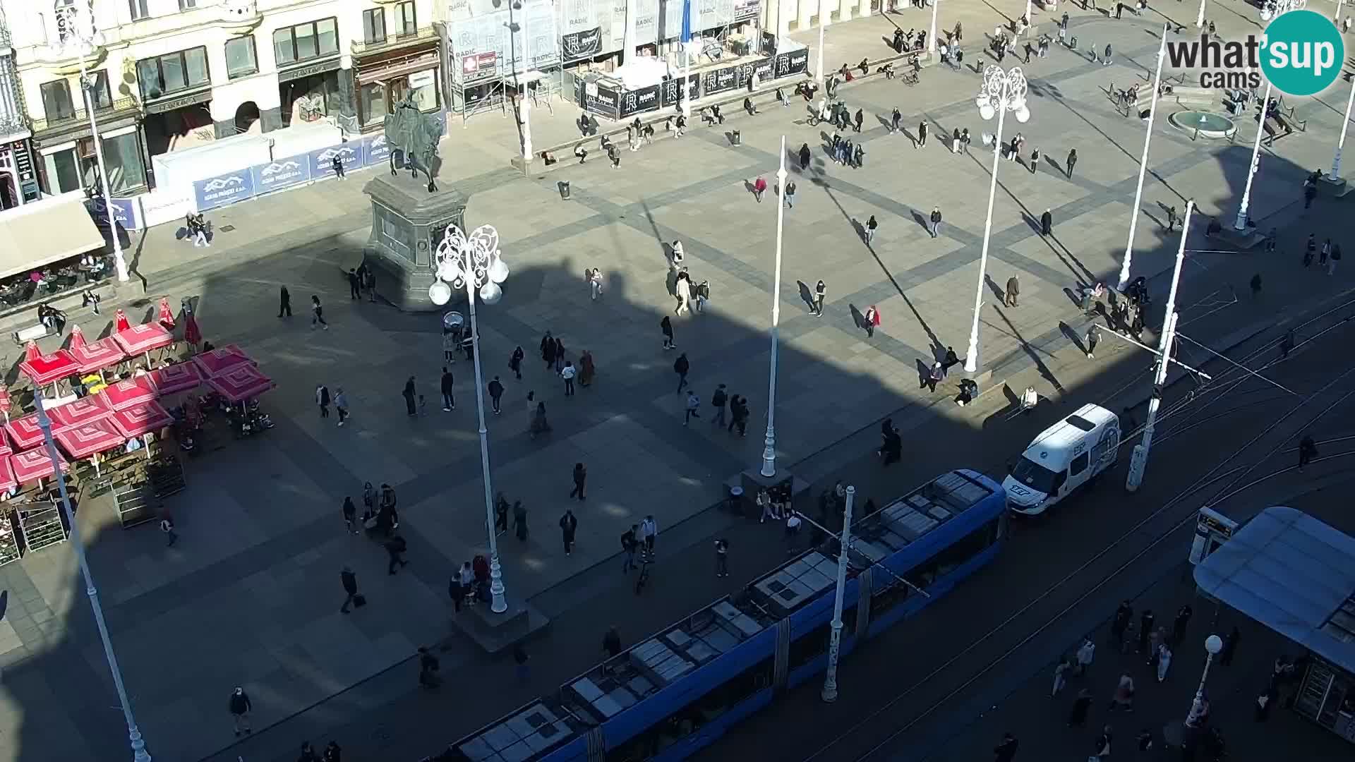 Ban Jelačić Platz  Live webcam Zagreb – Hotel Dubrovnik