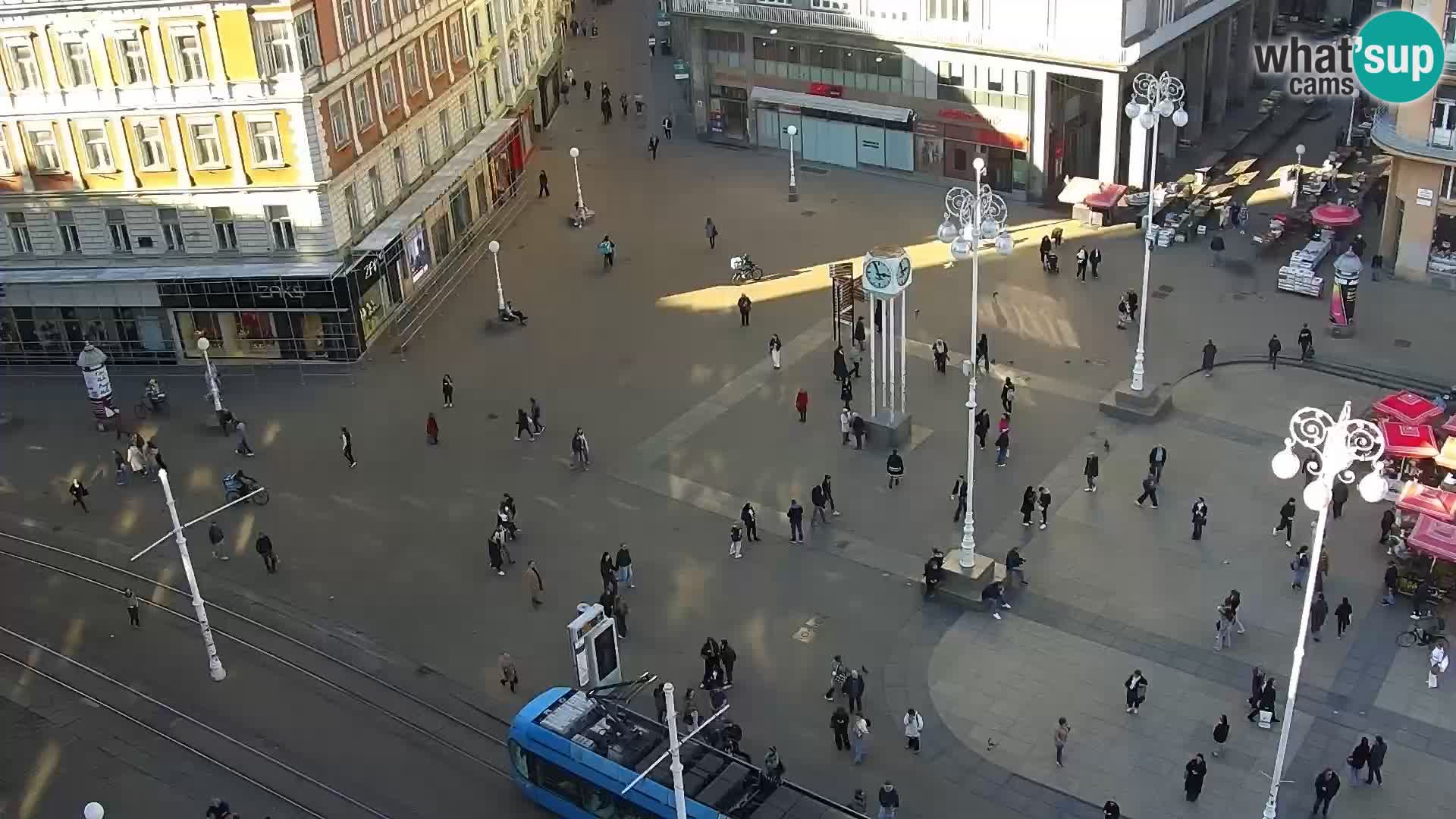Ban Jelačić Platz  Live webcam Zagreb – Hotel Dubrovnik