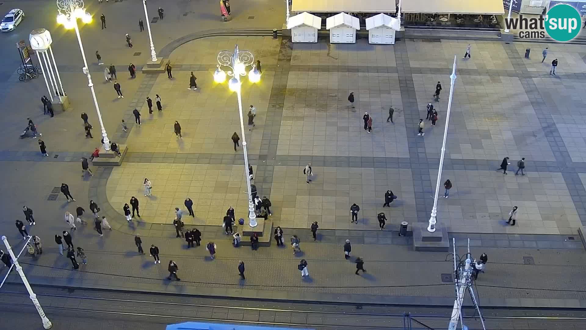 Plaza Ban Jelačić camera en vivo Zagreb – Hotel Dubrovnik