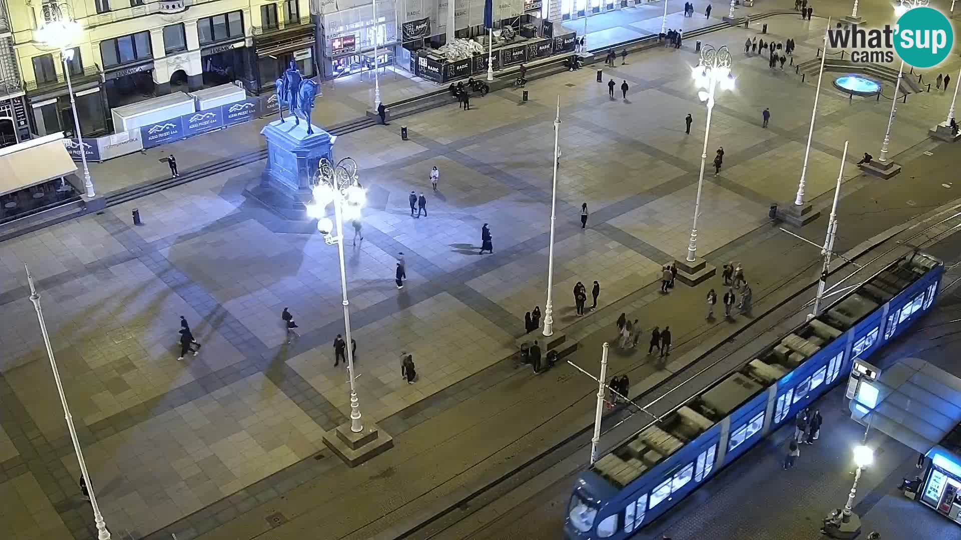 Trg Bana Jelačića web kamera Zagreb – Hotel Dubrovnik