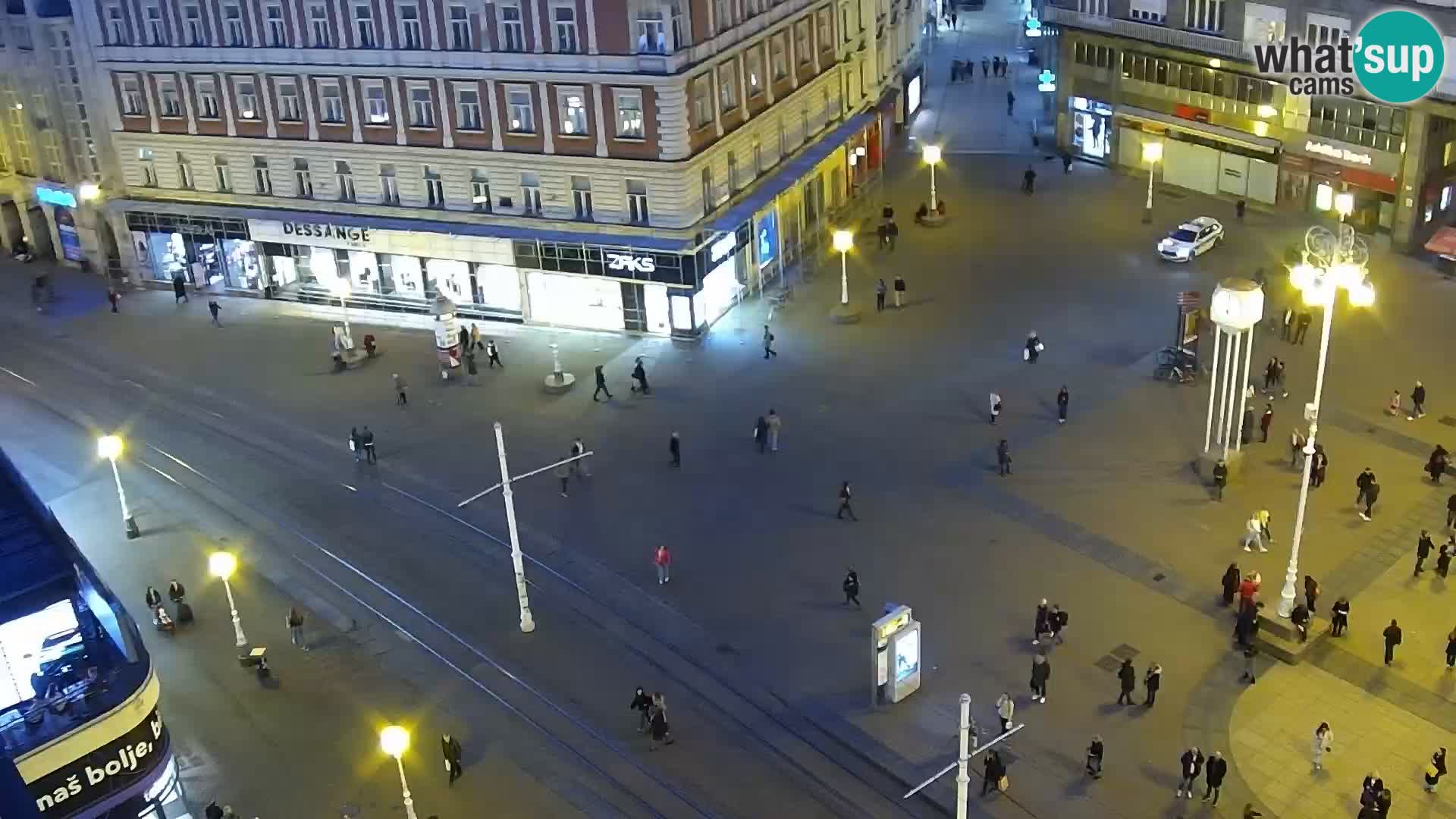 LIVE Webcam Zagreb Hotel Dubrovnik | Ban Jelačić square