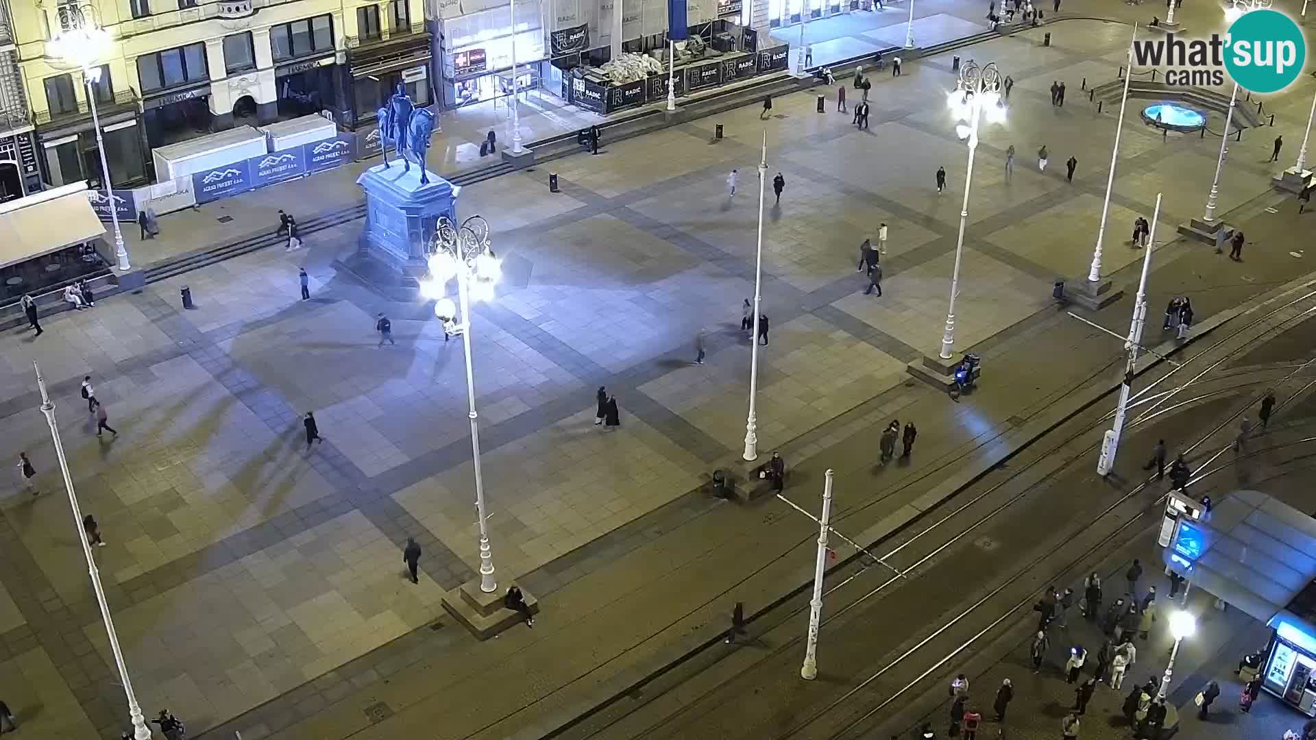 LIVE Webcam Zagreb Hotel Dubrovnik | Ban Jelačić square