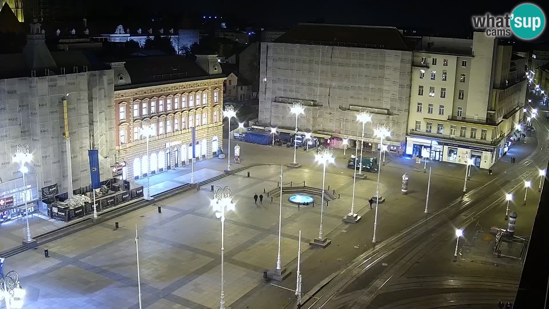Piazza Ban Jelačić livecam Zagreb – Hotel Dubrovnik