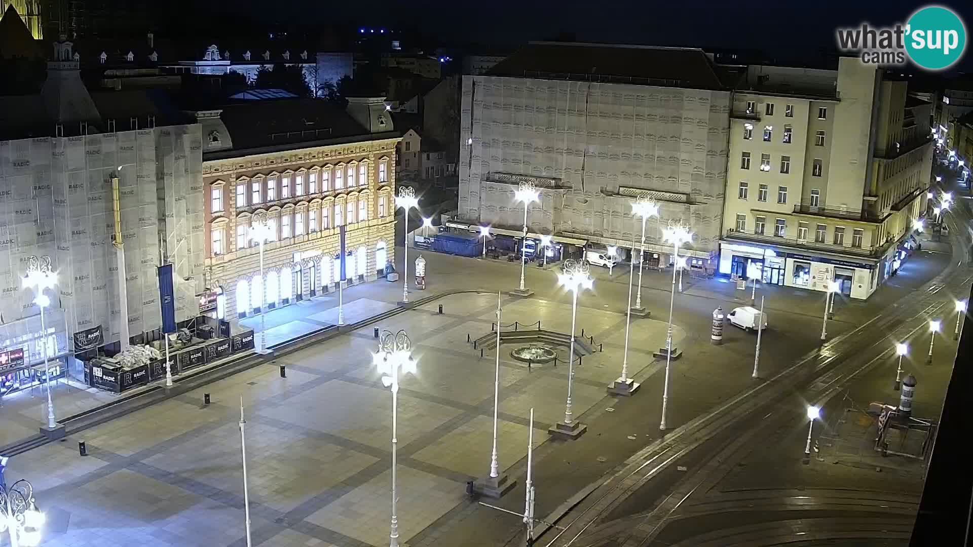 Piazza Ban Jelačić livecam Zagreb – Hotel Dubrovnik