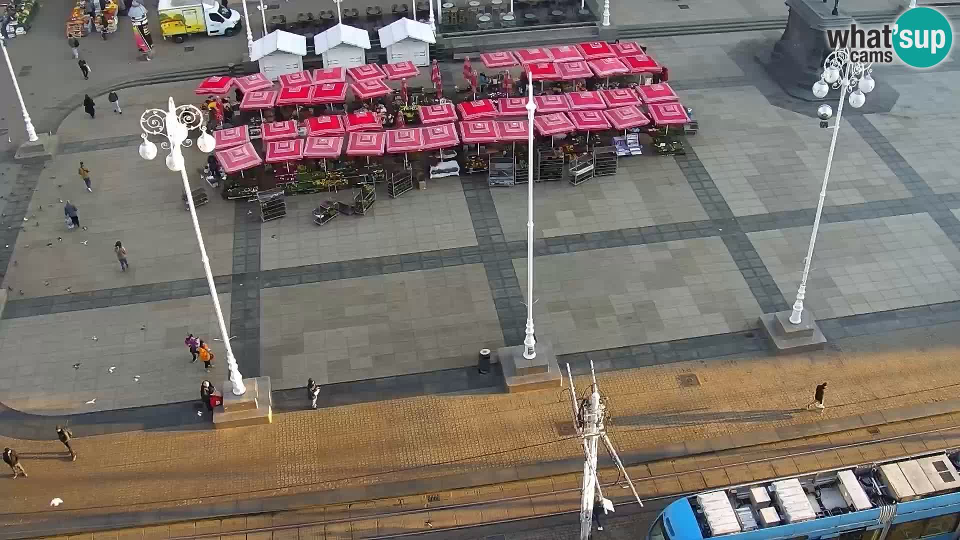 Piazza Ban Jelačić livecam Zagreb – Hotel Dubrovnik
