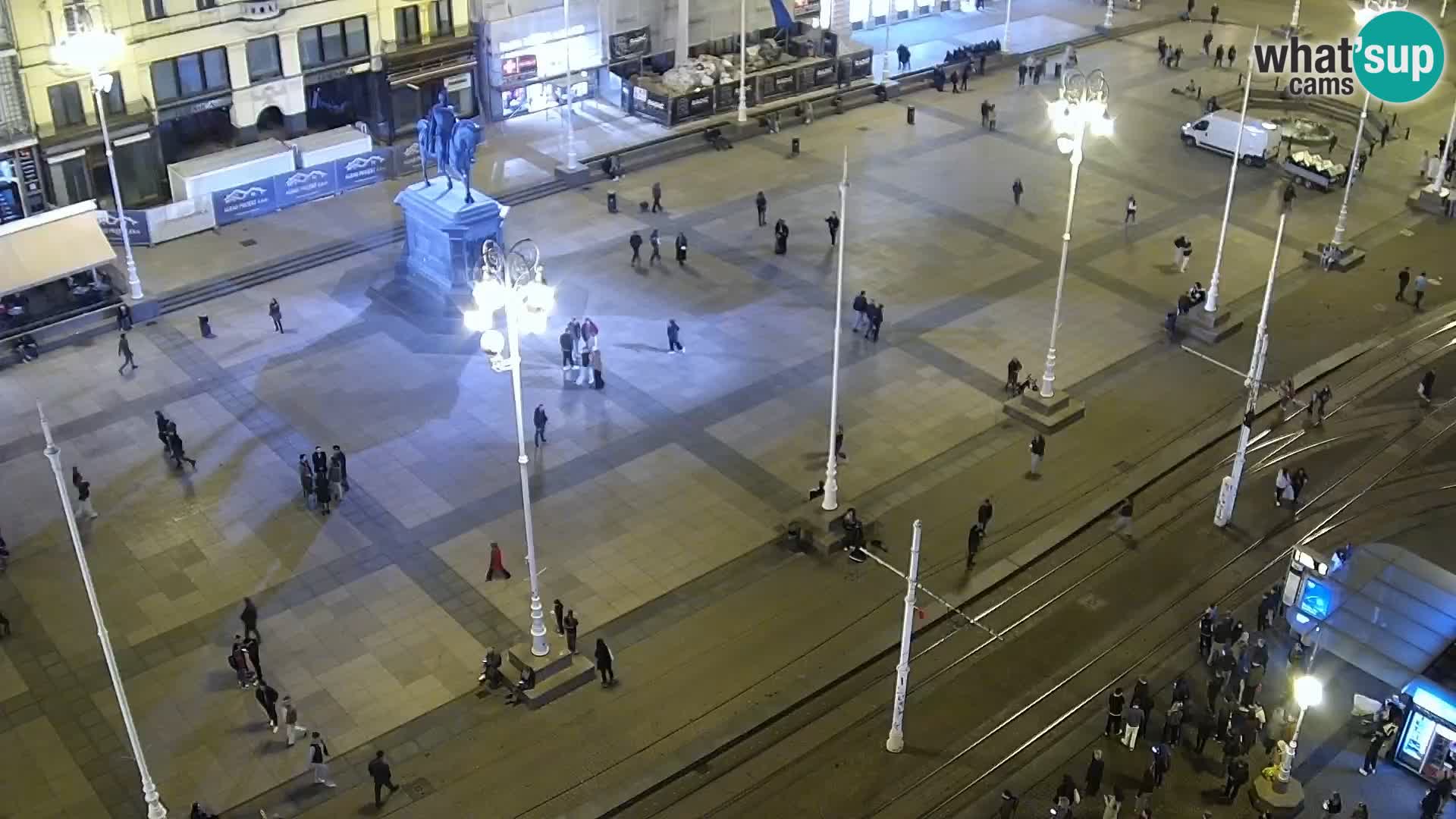 Trg Bana Jelačića web kamera Zagreb – Hotel Dubrovnik