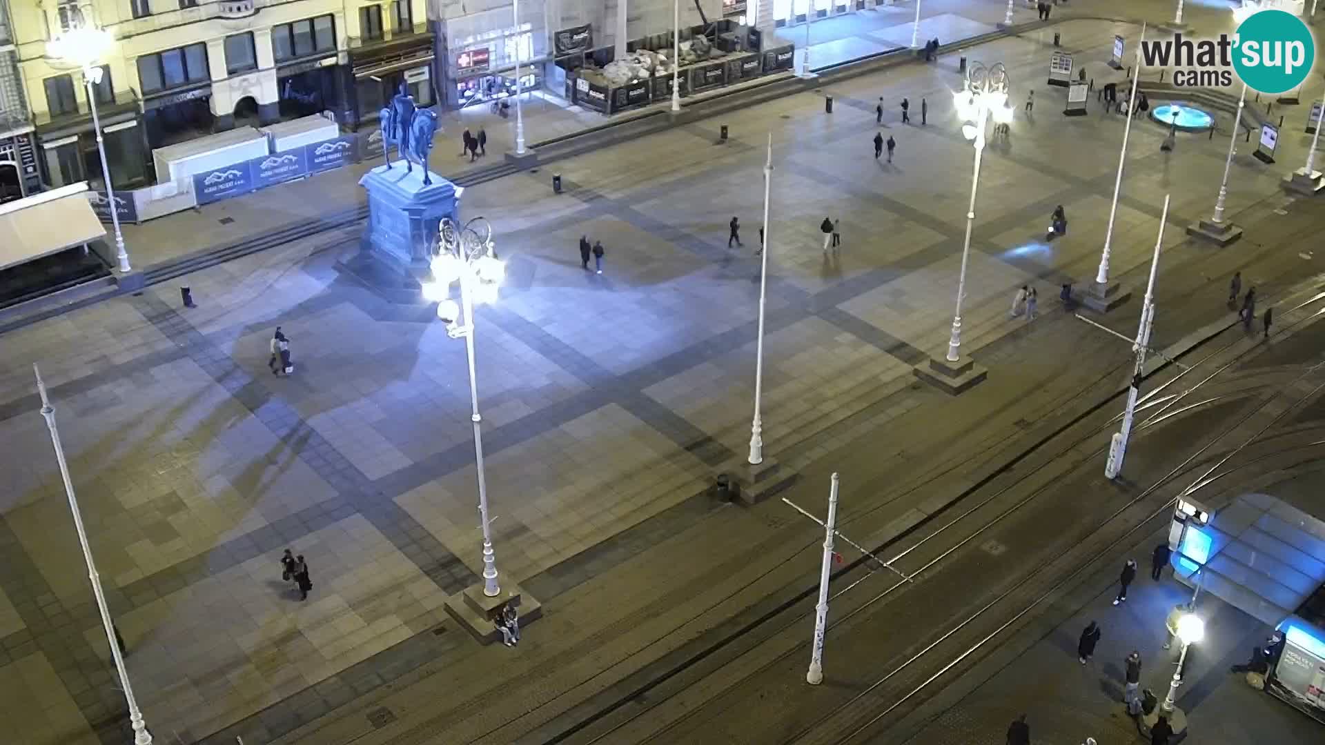 Ban Jelačić Platz  Live webcam Zagreb – Hotel Dubrovnik