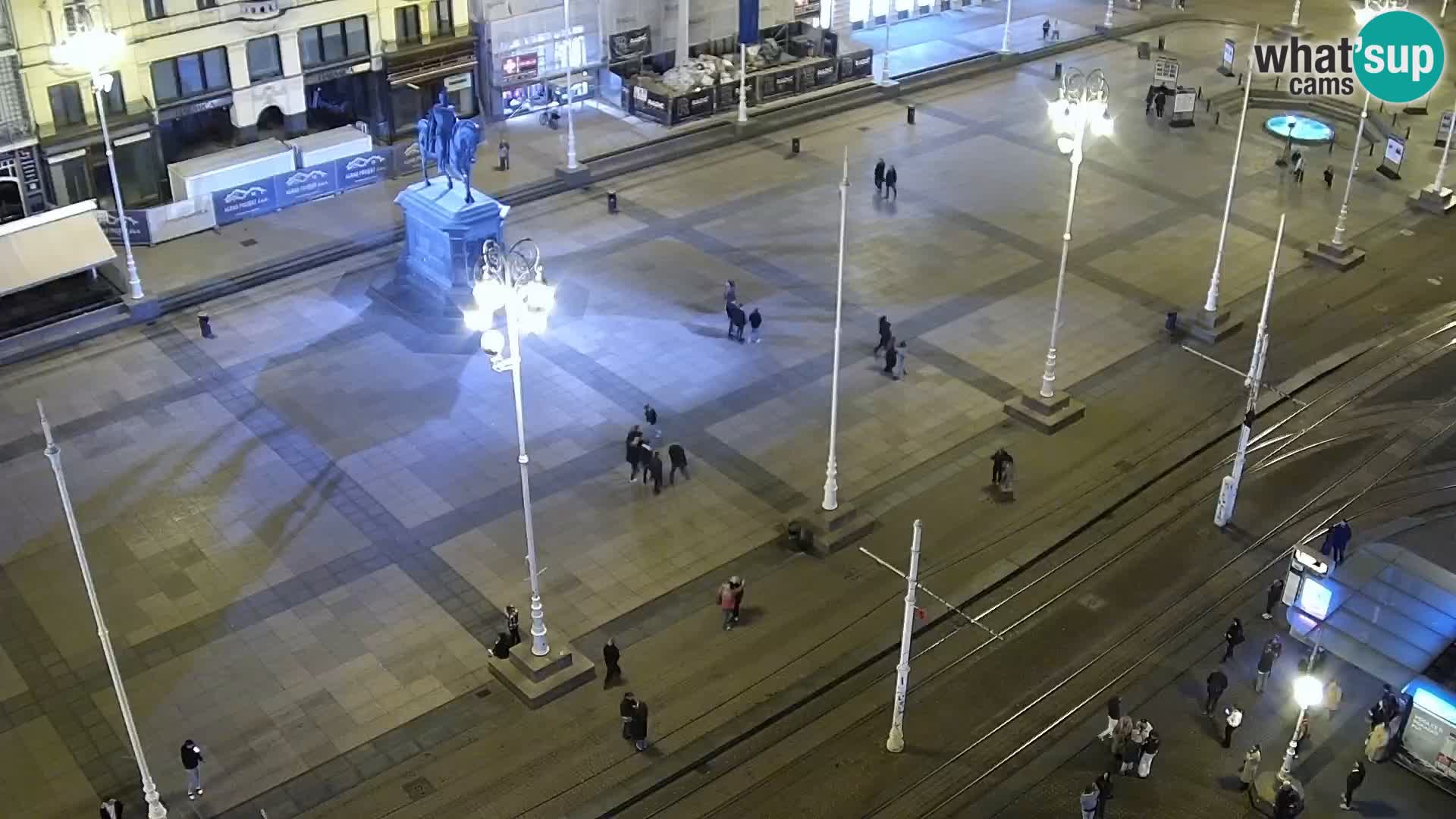 LIVE Webcam Zagreb Hotel Dubrovnik | Ban Jelačić square