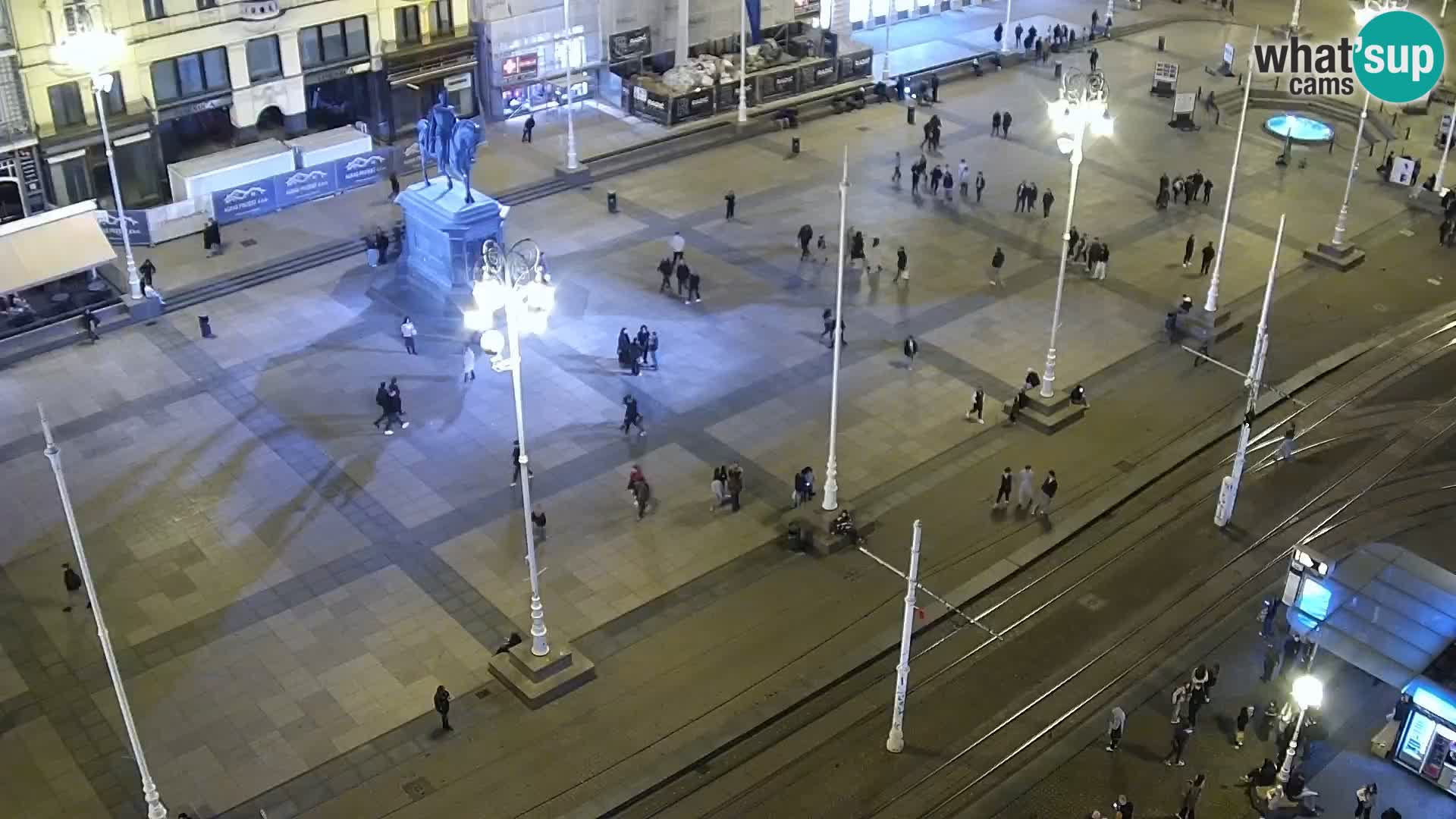 Trg Bana Jelačića web kamera Zagreb – Hotel Dubrovnik