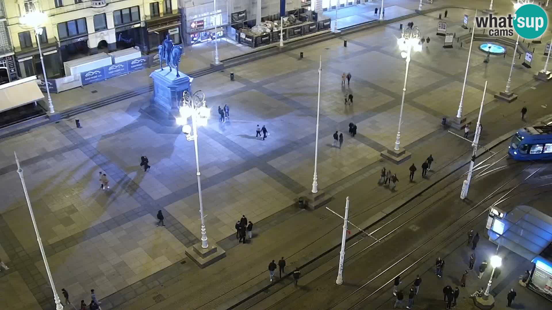 LIVE Webcam Zagreb Hotel Dubrovnik | Ban Jelačić square