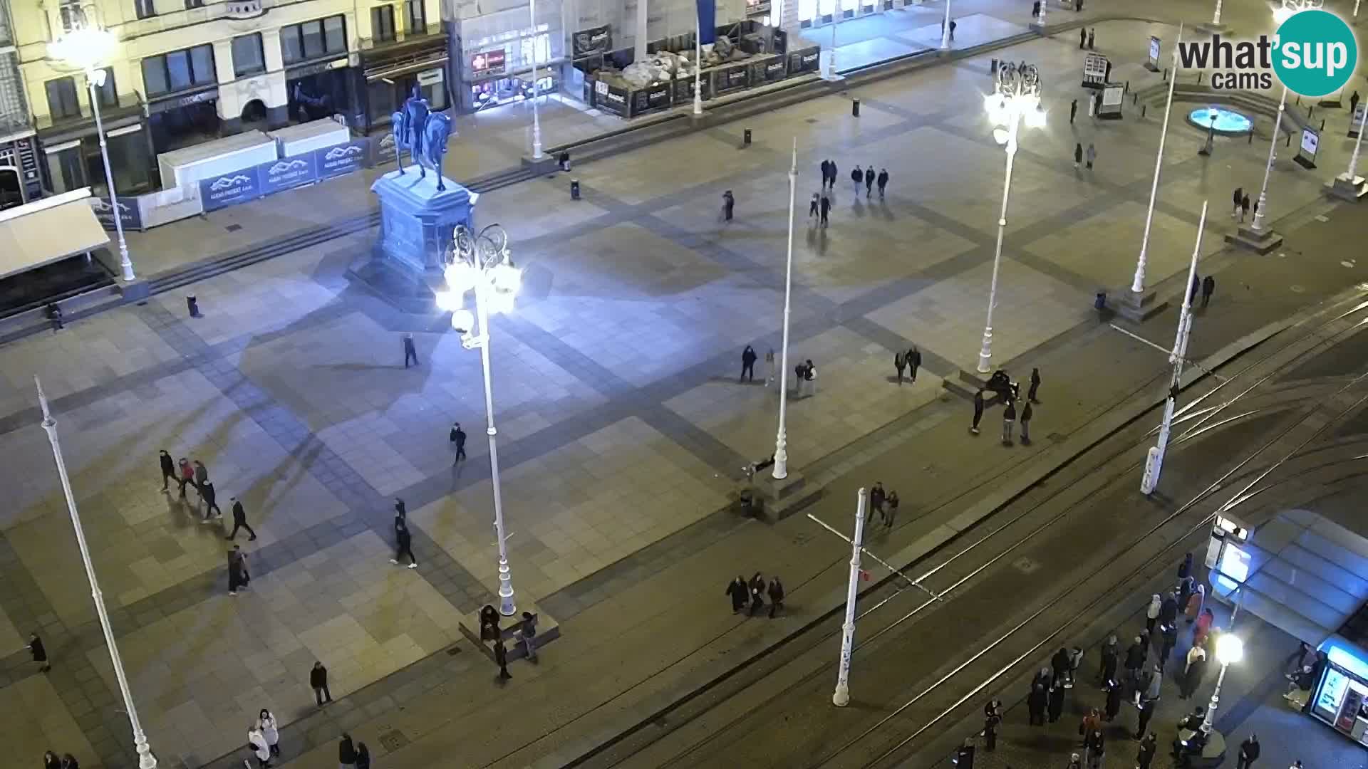 Plaza Ban Jelačić camera en vivo Zagreb – Hotel Dubrovnik