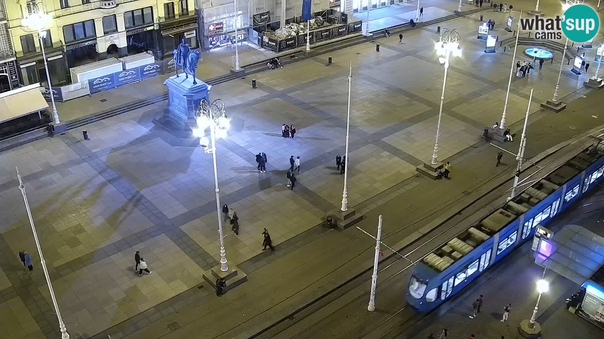 LIVE Webcam Zagreb Hotel Dubrovnik | Ban Jelačić square